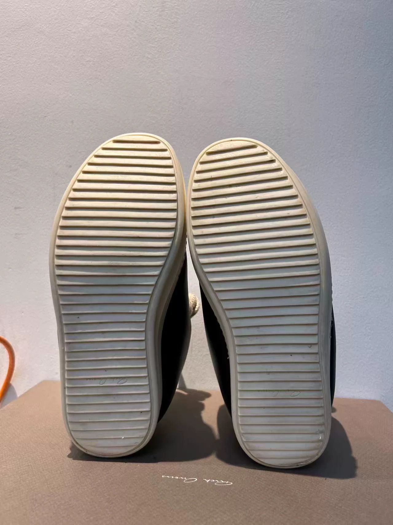 Rick Owens Rick Owens Black Lowtop Sneakers 37 Women Size US 6.5 / IT 36.5 - 5 Thumbnail