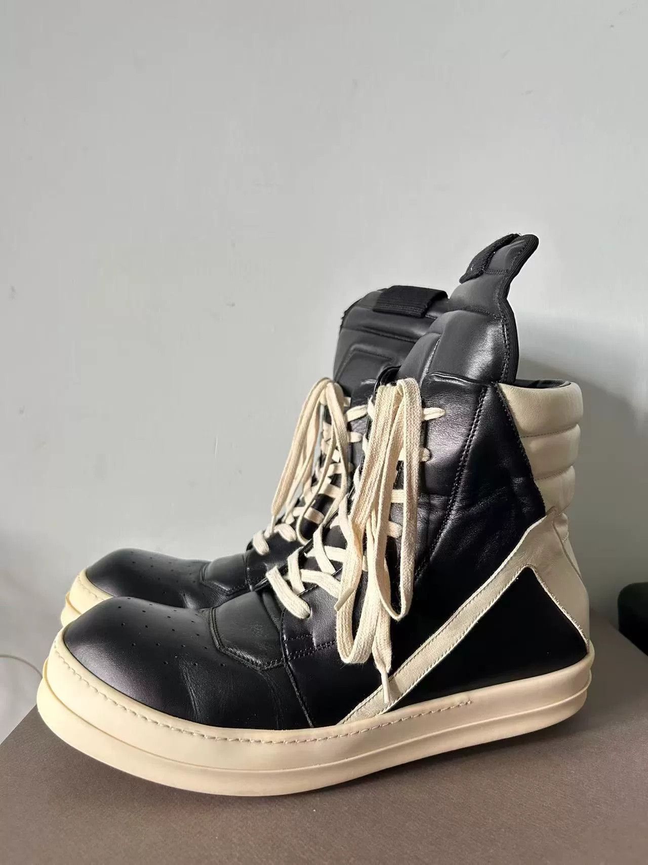 Rick Owens Rick Owens Leather Pink Hitop Sneakers 42 Men Size US 9 / EU 42 - 2 Thumbnail