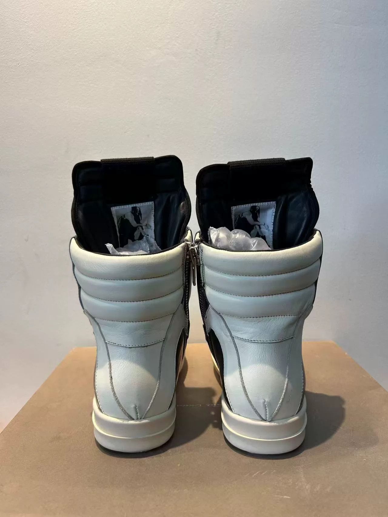 Rick Owens Rick Owens Leather Pink Hitop Sneakers 37 Women Size US 6.5 / IT 36.5 - 3 Thumbnail