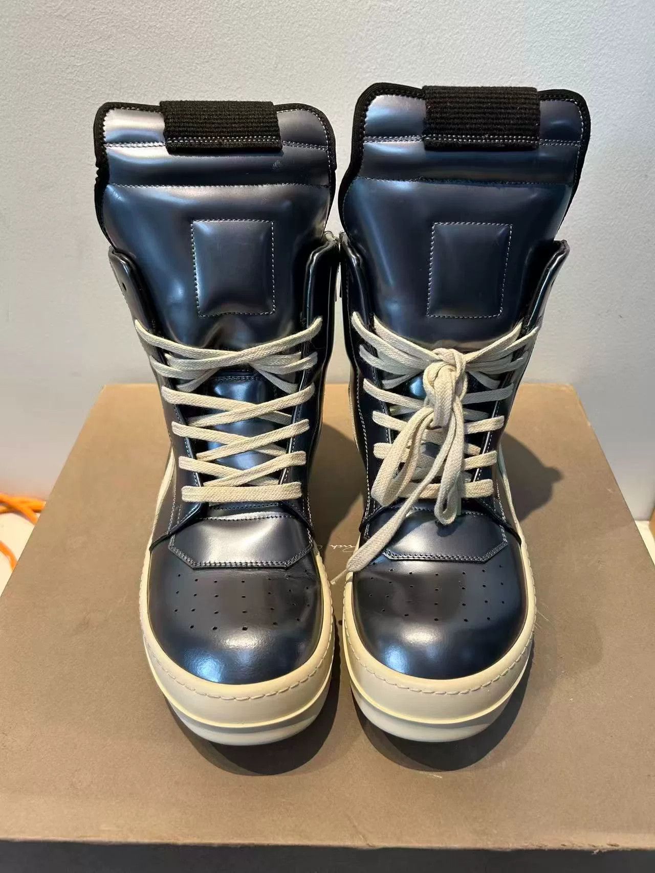 Rick Owens Rick Owens Leather Pink Hitop Sneakers 37 Women Size US 6.5 / IT 36.5 - 2 Thumbnail