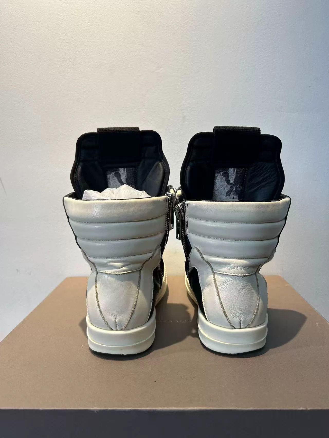 Rick Owens Rick Owens Leather Pink Hitop Sneakers 38 Women Size US 7.5 / IT 37.5 - 4 Thumbnail