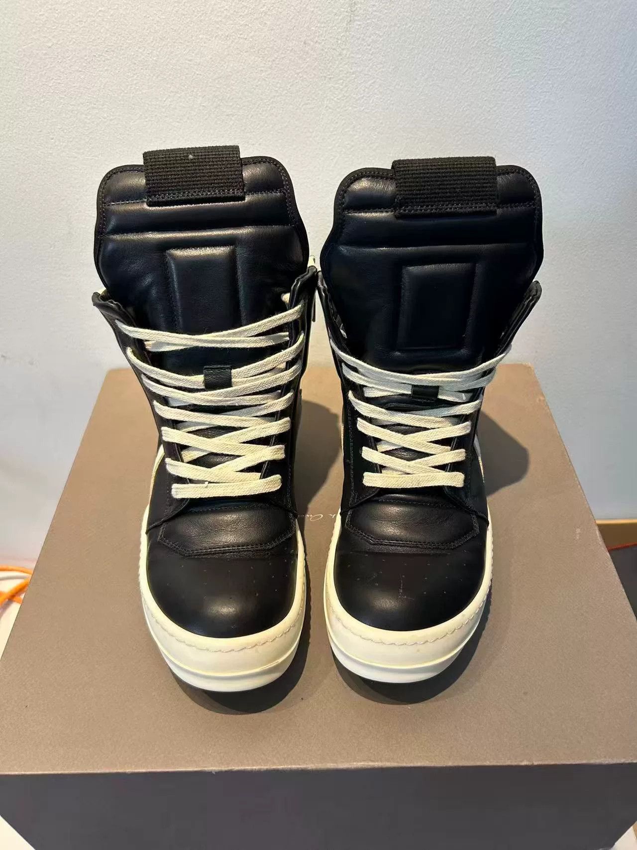 Rick Owens Rick Owens Leather Pink Hitop Sneakers 38 Women Size US 7.5 / IT 37.5 - 3 Thumbnail