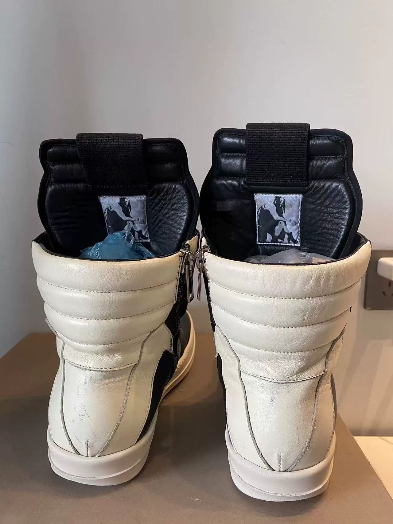 Rick Owens Rick Owens Leather Pink Hitop Sneakers 42 Men Size US 9 / EU 42 - 4 Thumbnail