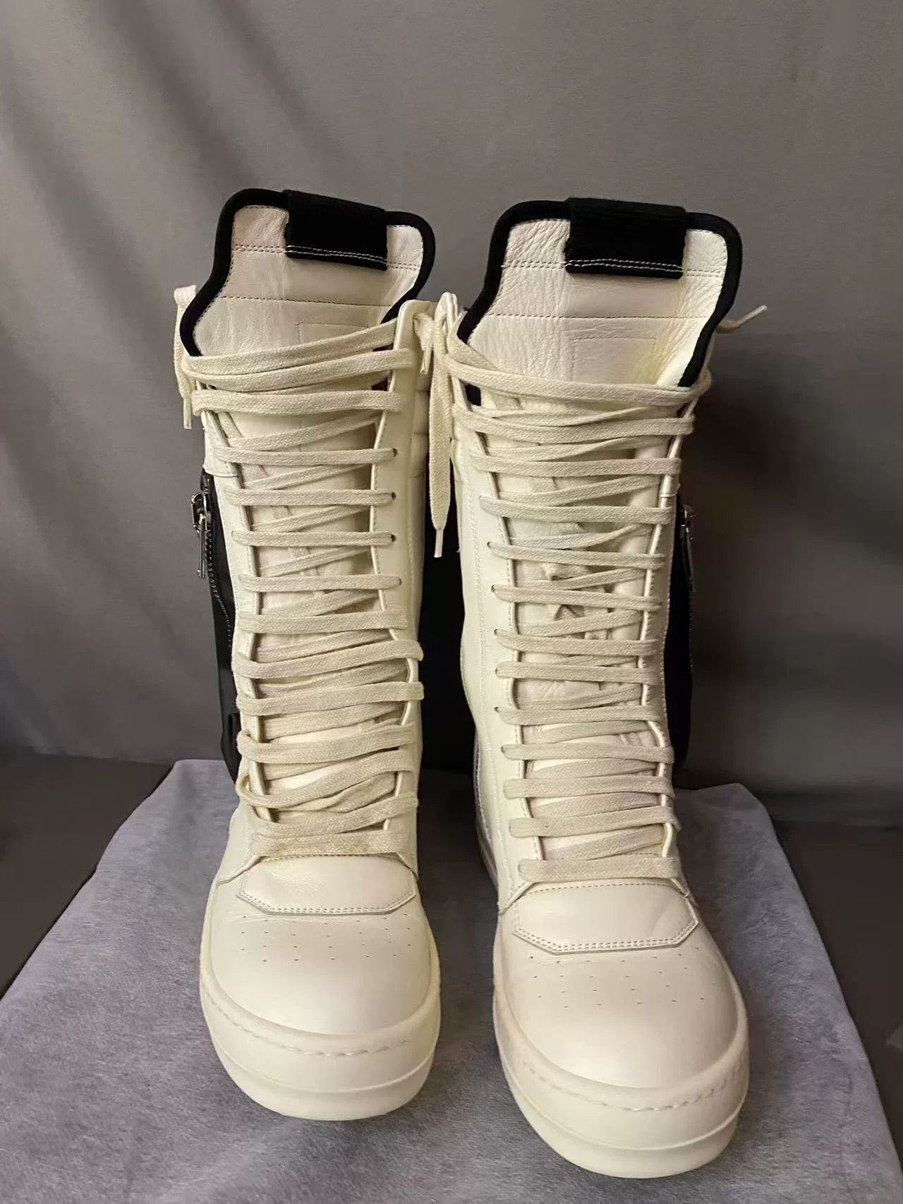 Rick Owens Rick Owens Cargo White Boots 36 Women Size US 6 / IT 36 - 2 Thumbnail