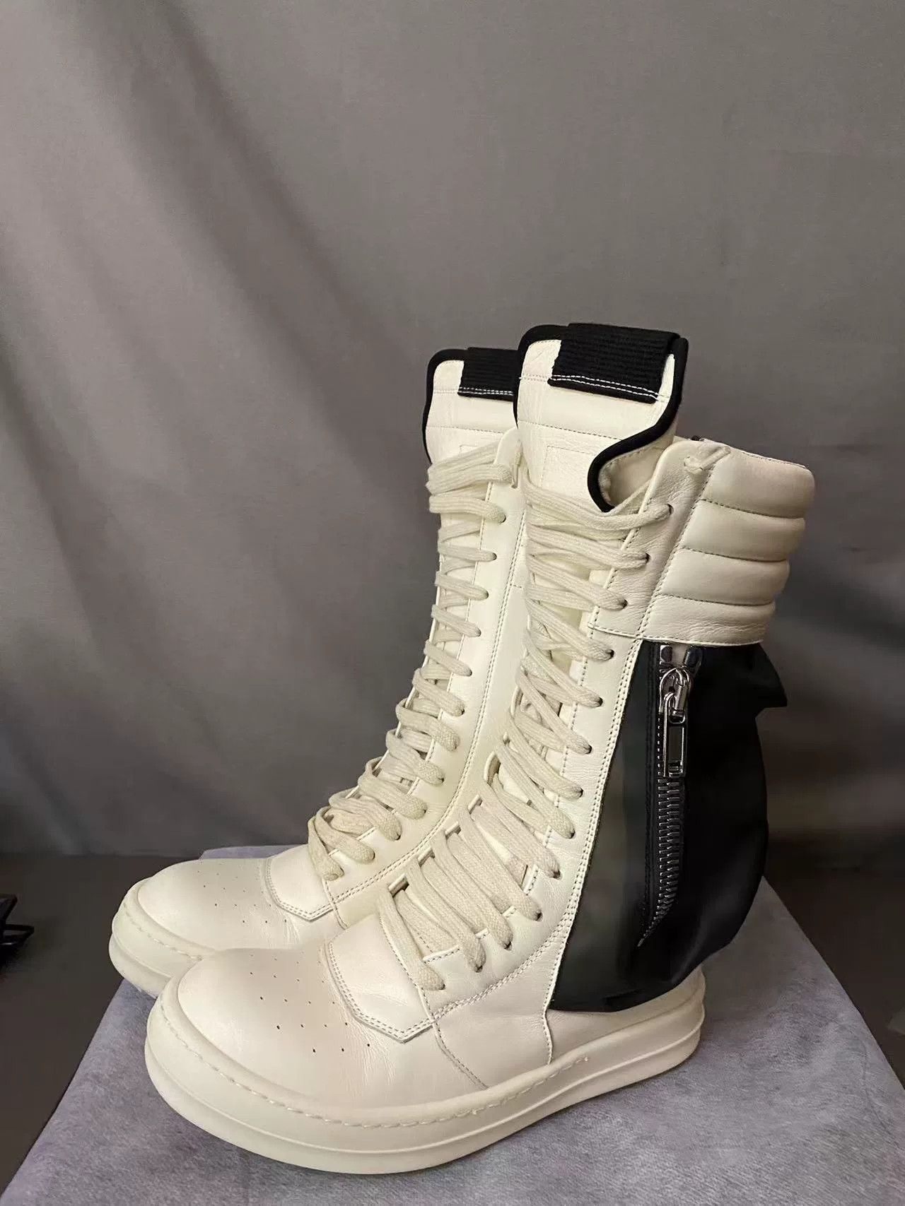 Rick Owens Rick Owens Cargo White Boots 36 Women Size US 6 / IT 36 - 4 Thumbnail