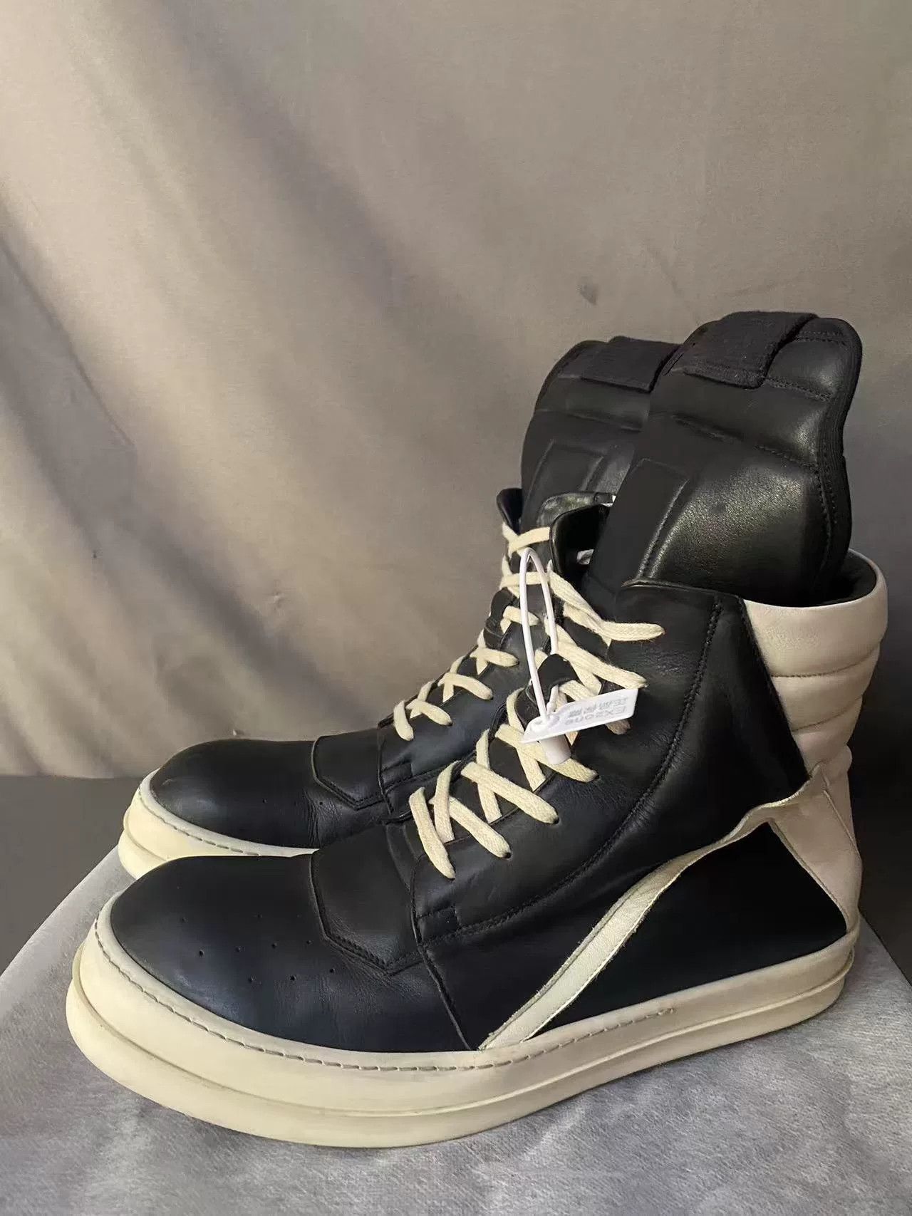 Rick Owens Rick Owens Leather Pink Hitop Sneakers 43 Men Size US 10 / EU 43 - 2 Thumbnail
