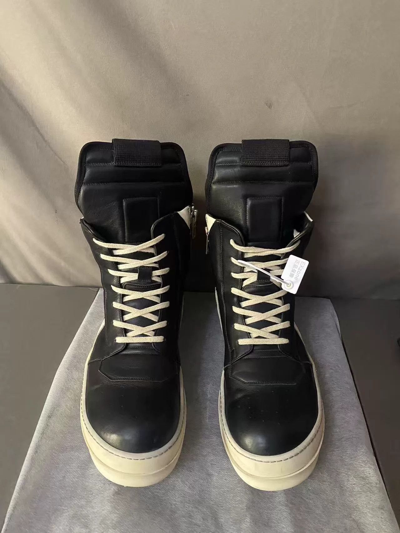 Rick Owens Rick Owens Leather Pink Hitop Sneakers 43 Men Size US 10 / EU 43 - 3 Thumbnail