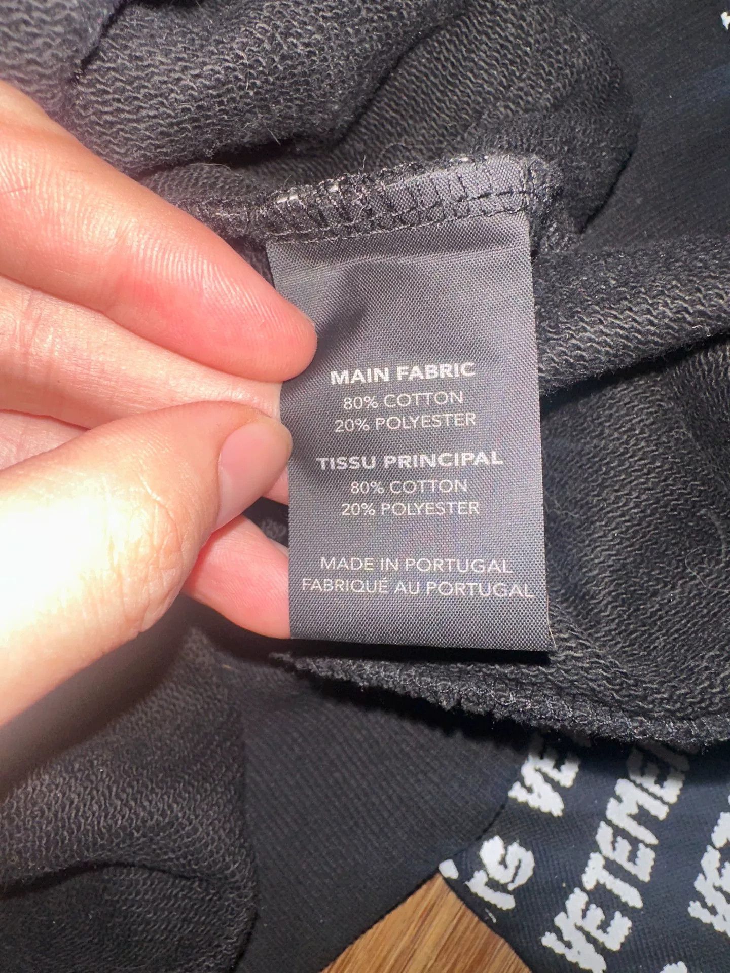 Vetements Vetements Retro Black Hoodie XS Men Size US XS / EU 42 / 0 - 6 Thumbnail