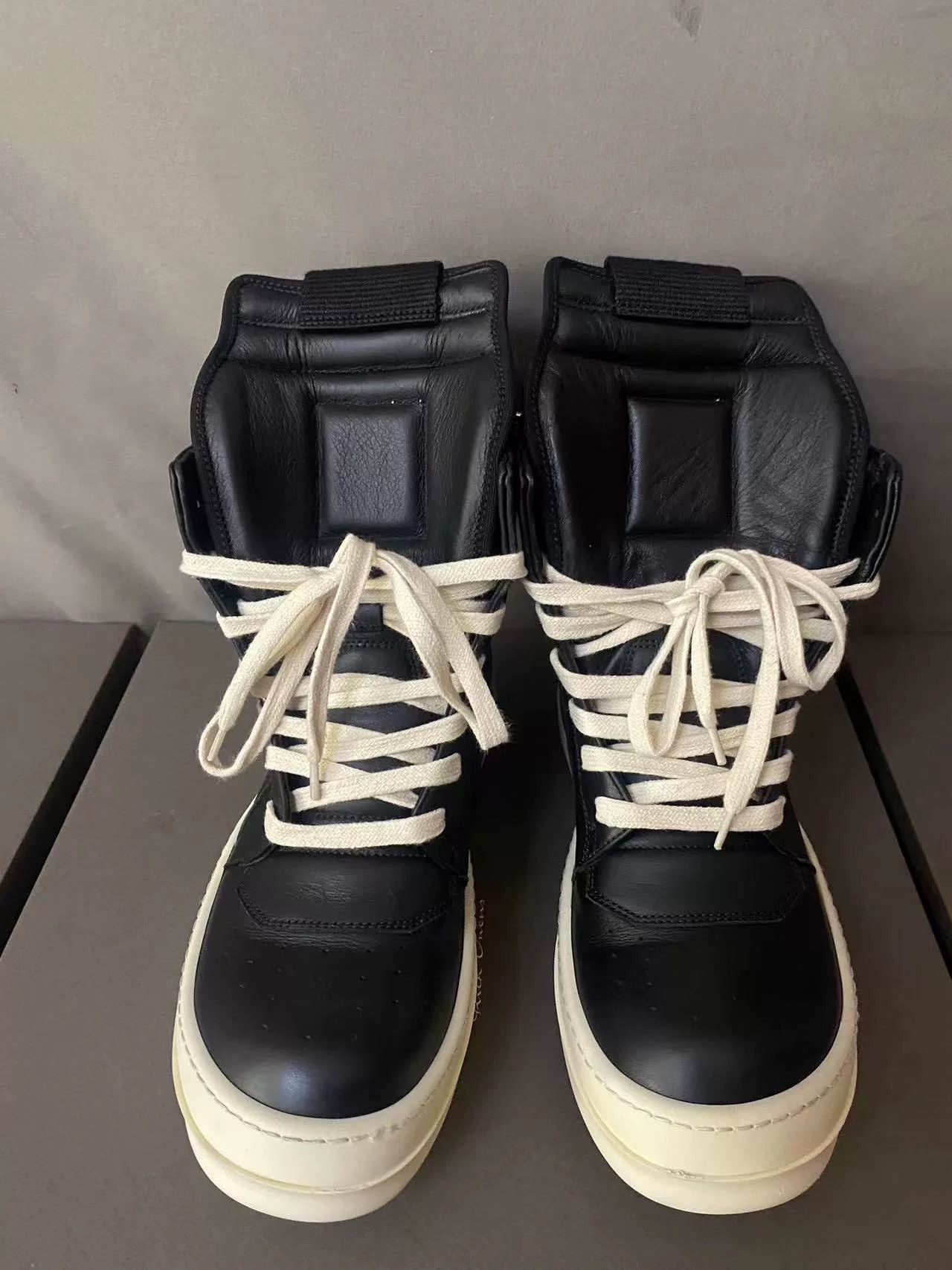 Rick Owens Rick Owens Leather Pink Hitop Sneakers 36 Women Size US 6 / IT 36 - 2 Thumbnail