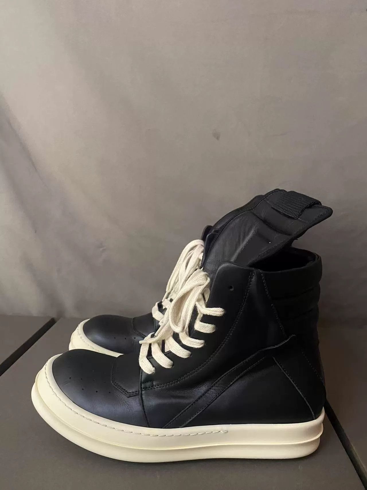 Rick Owens Rick Owens Leather Pink Hitop Sneakers 36 Women Size US 6 / IT 36 - 3 Thumbnail
