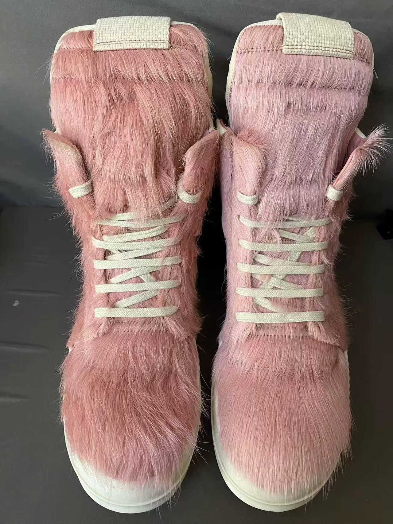 Rick Owens Rick Owens Pink Hitop Sneakers 42 Men Size US 9 / EU 42 - 3 Thumbnail