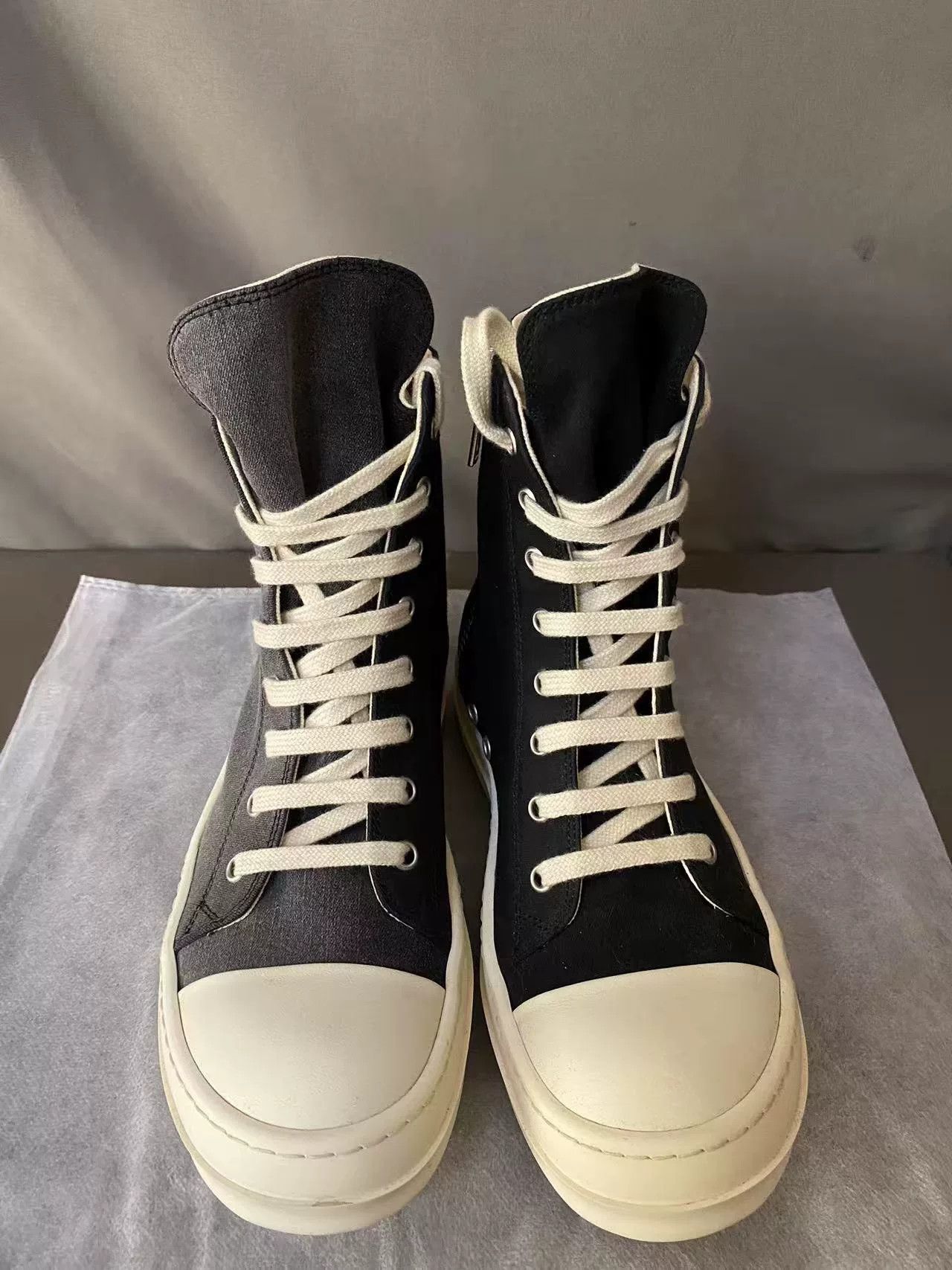 Rick Owens Rick Owens Tie-Dye Gradient Multi Hitop Sneakers 36 Women Size US 6 / IT 36 - 2 Thumbnail