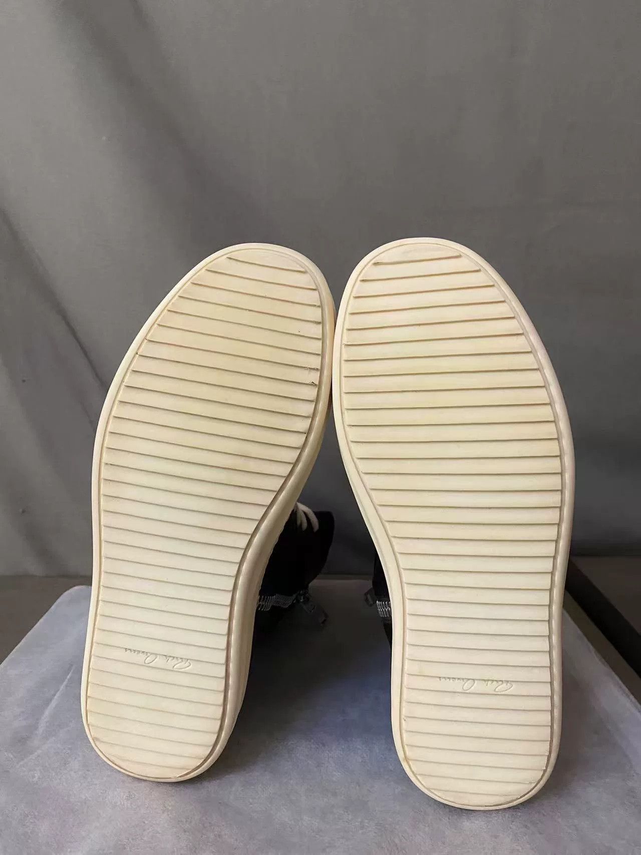 Rick Owens Rick Owens Leather Pink Hitop Sneakers 37 Women Size US 6.5 / IT 36.5 - 7 Thumbnail