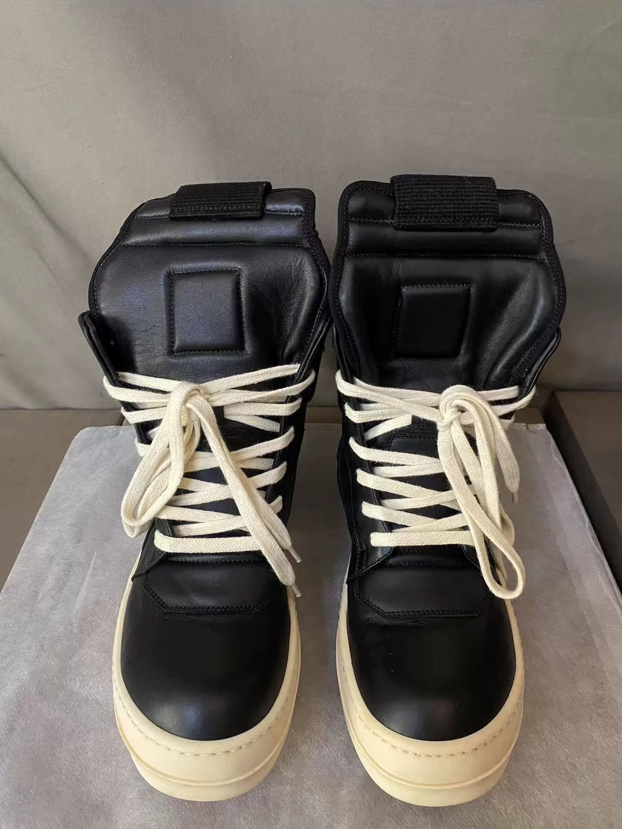 Rick Owens Rick Owens Leather Pink Hitop Sneakers 37 Women Size US 6.5 / IT 36.5 - 2 Thumbnail