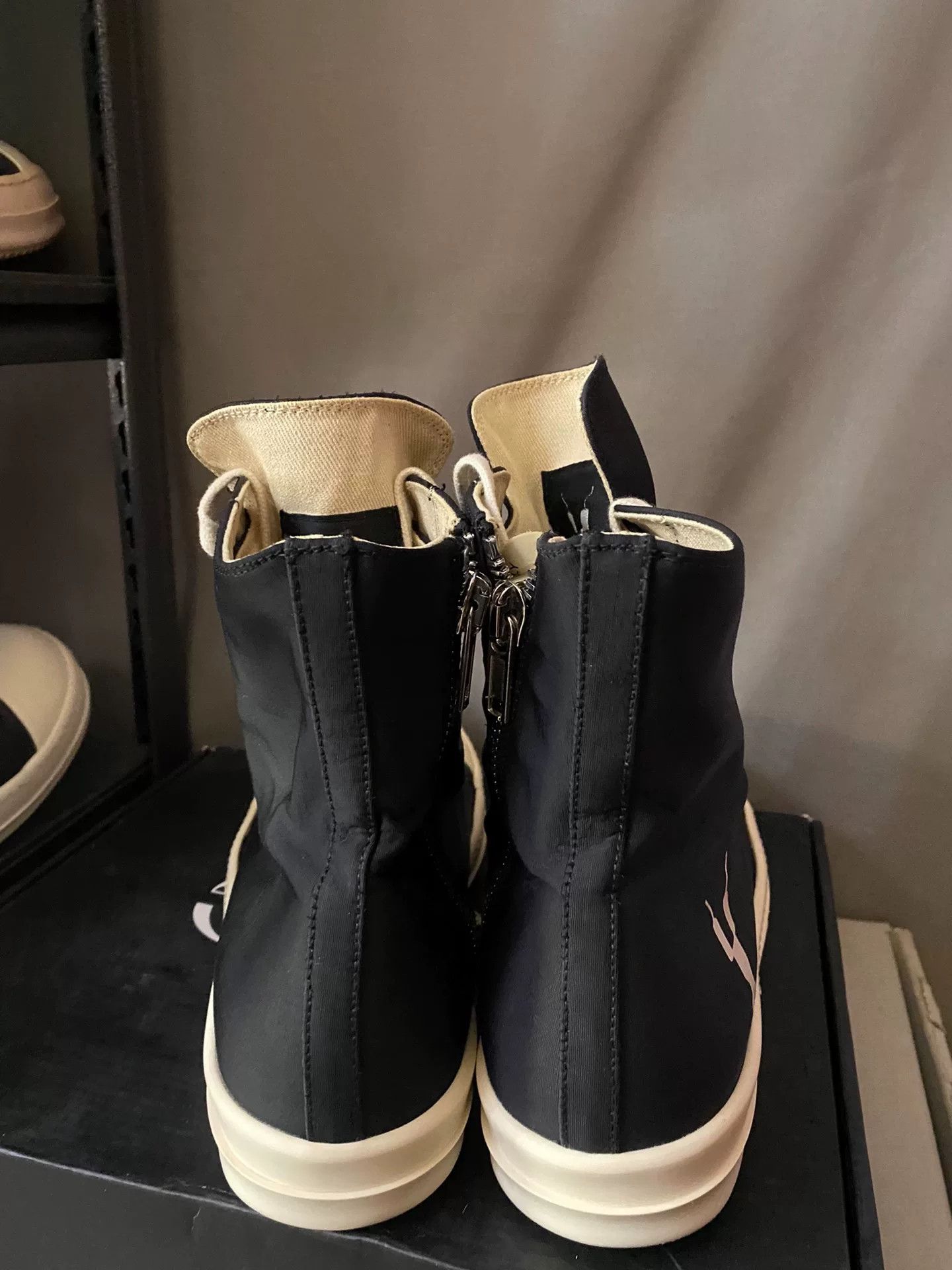 Rick Owens Rick Owens Retro Hitop Sneakers 43.5 Men Size US 10.5 / EU 43-44 - 5 Thumbnail