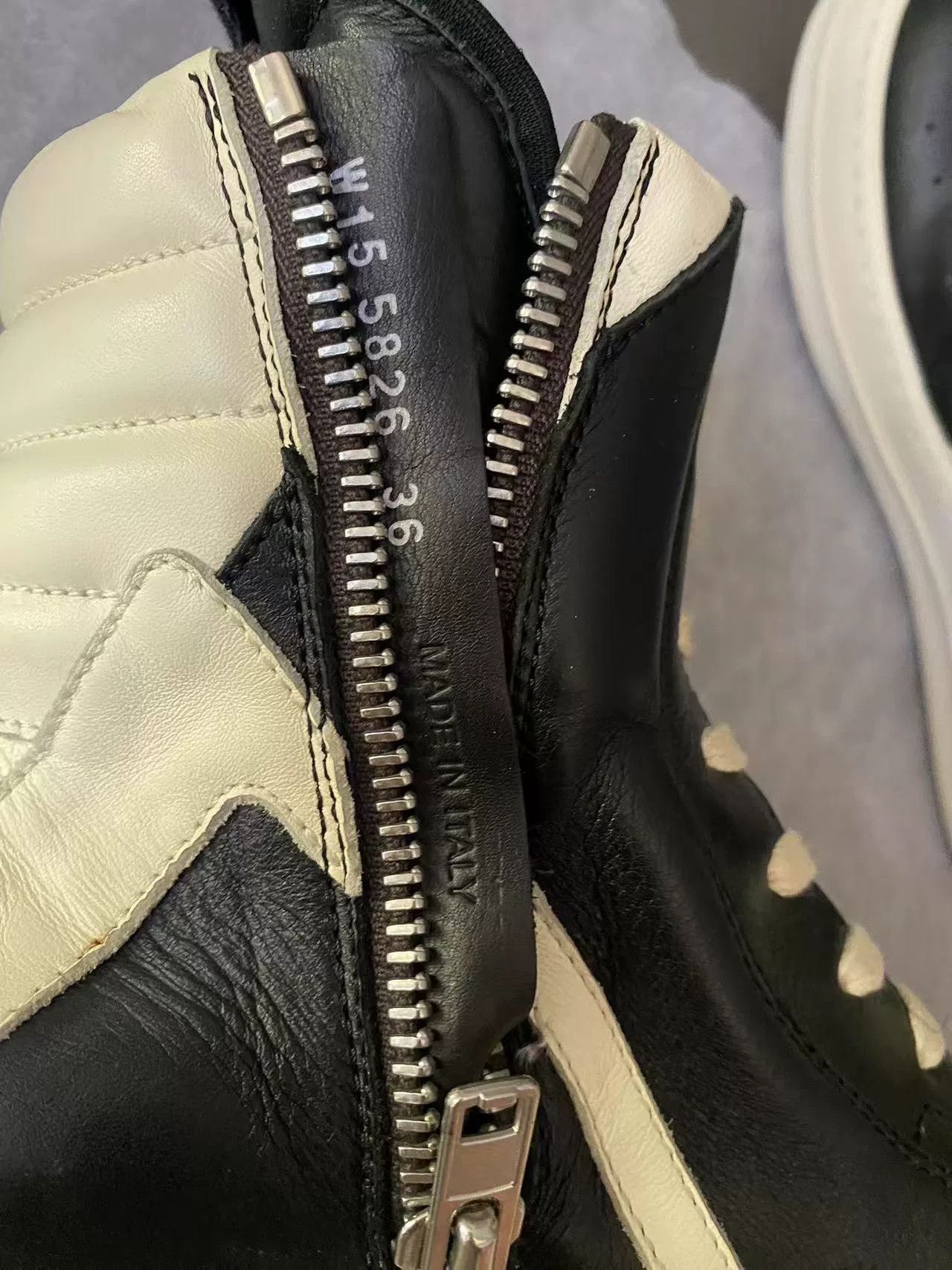 Rick Owens Rick Owens Leather Pink Hitop Sneakers 36 Women Size US 6 / IT 36 - 6 Thumbnail
