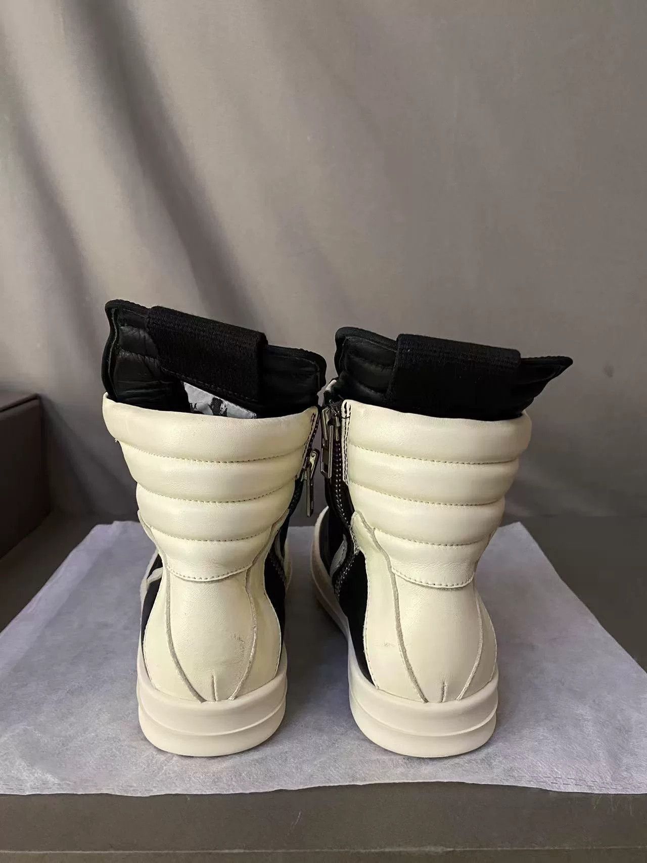 Rick Owens Rick Owens Leather Pink Hitop Sneakers 36 Women Size US 6 / IT 36 - 4 Thumbnail