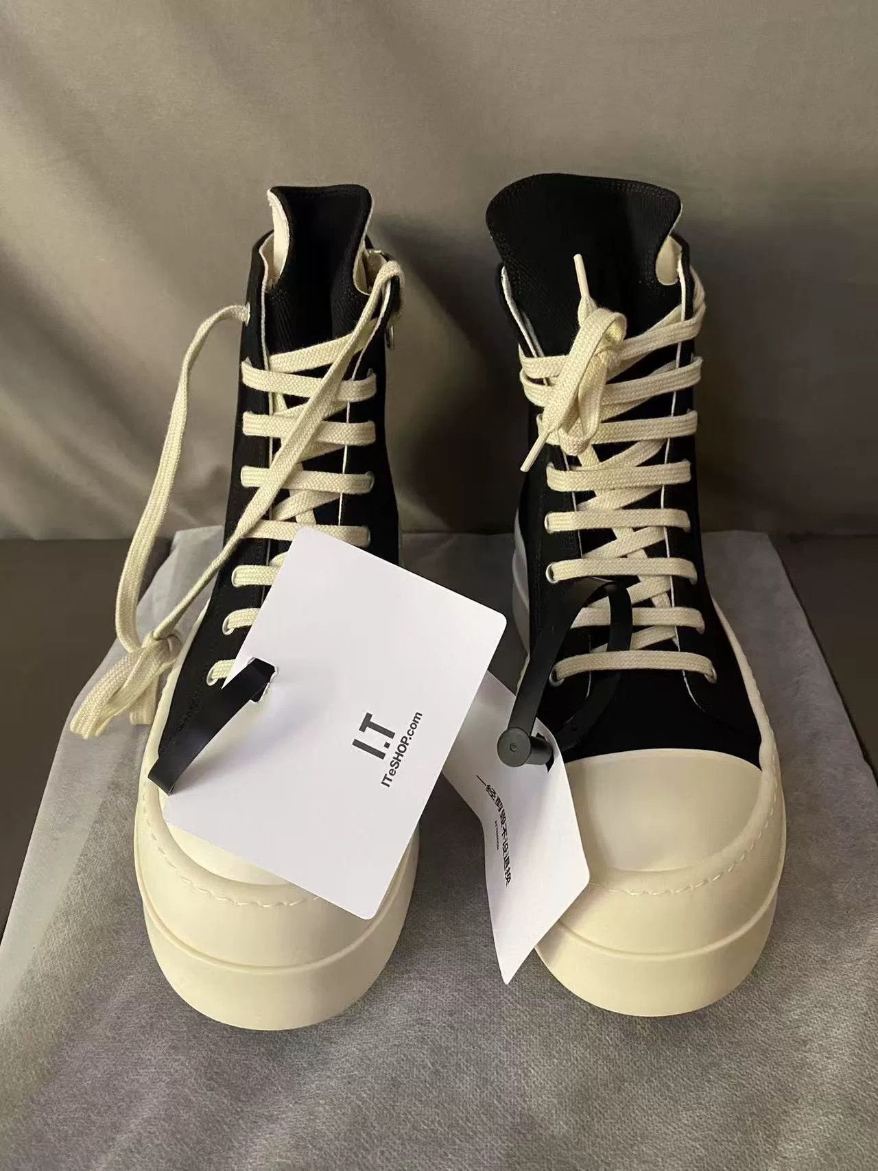 Rick Owens Rick Owens Hitop Sneakers 37 Women Size US 6.5 / IT 36.5 - 2 Thumbnail