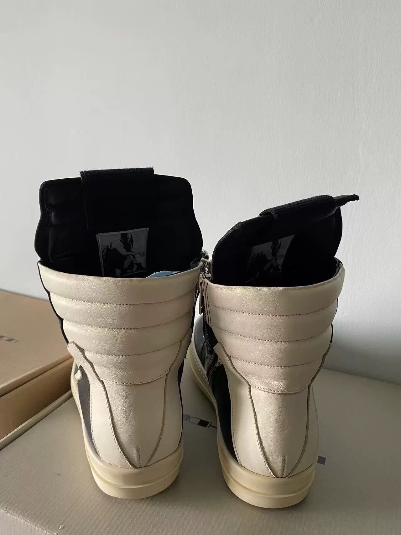Rick Owens Rick Owens Leather Pink Hitop Sneakers 40 Men Size US 7.5 / EU 40-41 - 4 Thumbnail