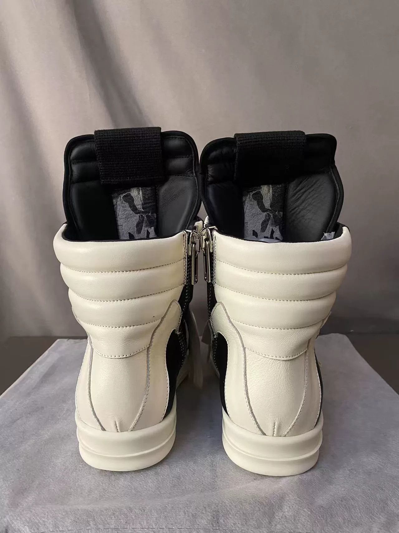 Rick Owens Rick Owens Leather Pink Hitop Sneakers 37 Women Size US 6.5 / IT 36.5 - 4 Thumbnail