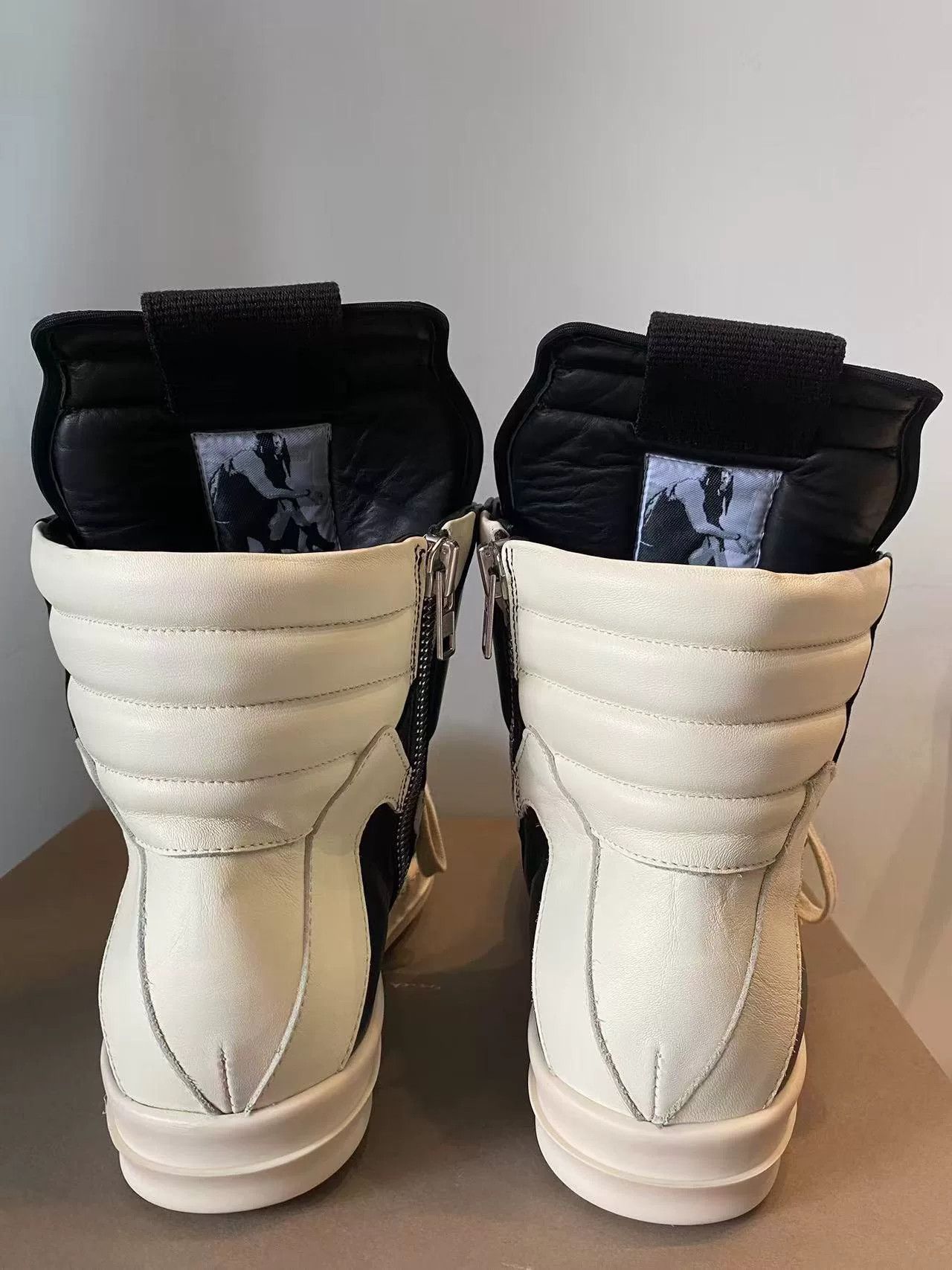 Rick Owens Rick Owens Leather Pink Hitop Sneakers 40 Men Size US 7.5 / EU 40-41 - 4 Thumbnail