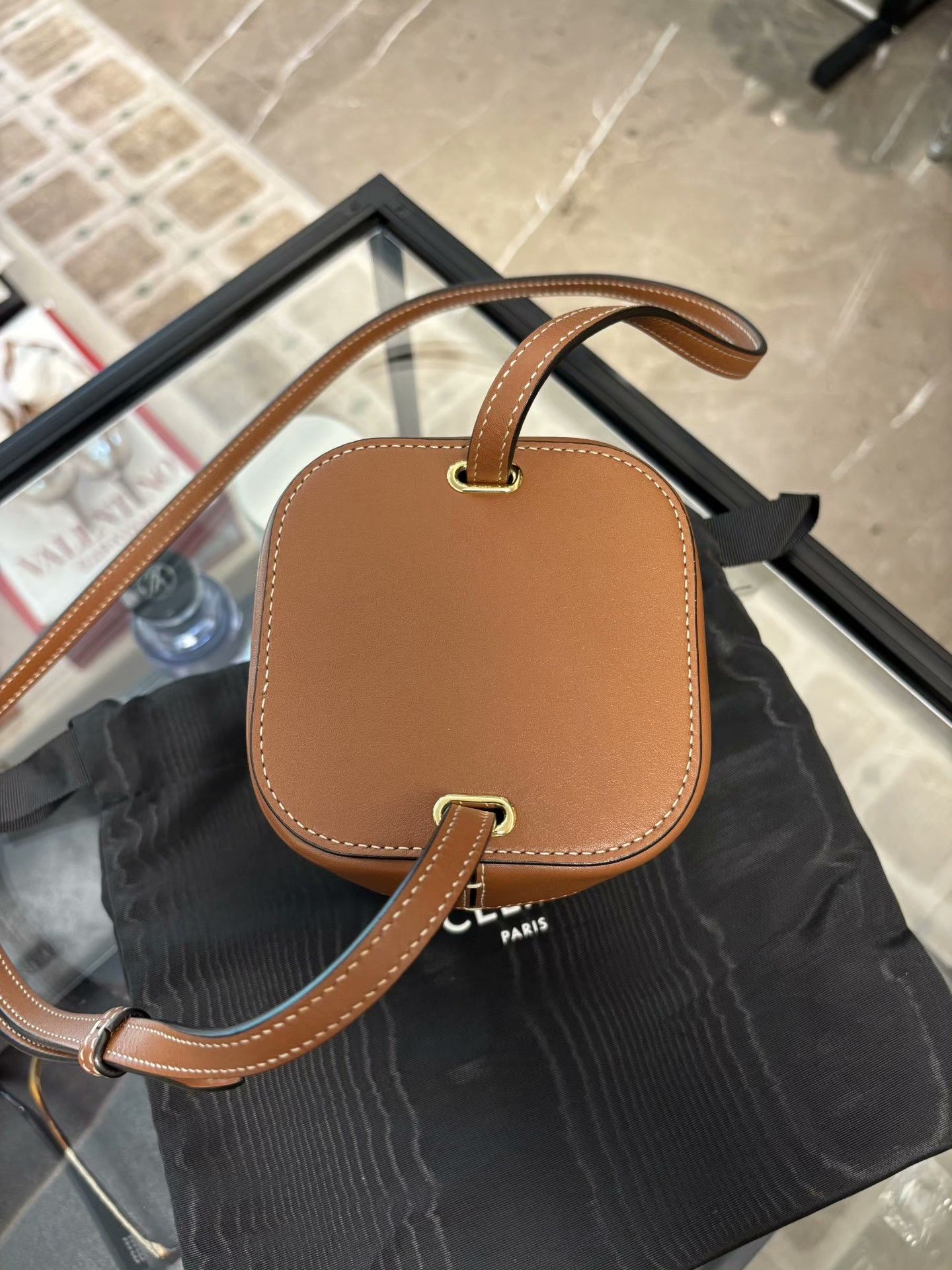 Celine Celine Brown Shoulder Bag OS Women Size ONE SIZE - 4 Thumbnail