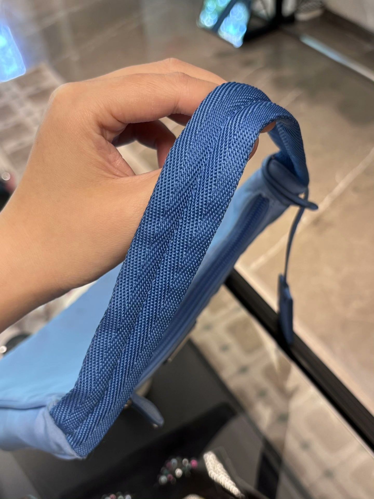 Prada Prada Nylon Blue Shoulder Bag OS Women Size ONE SIZE - 9 Thumbnail