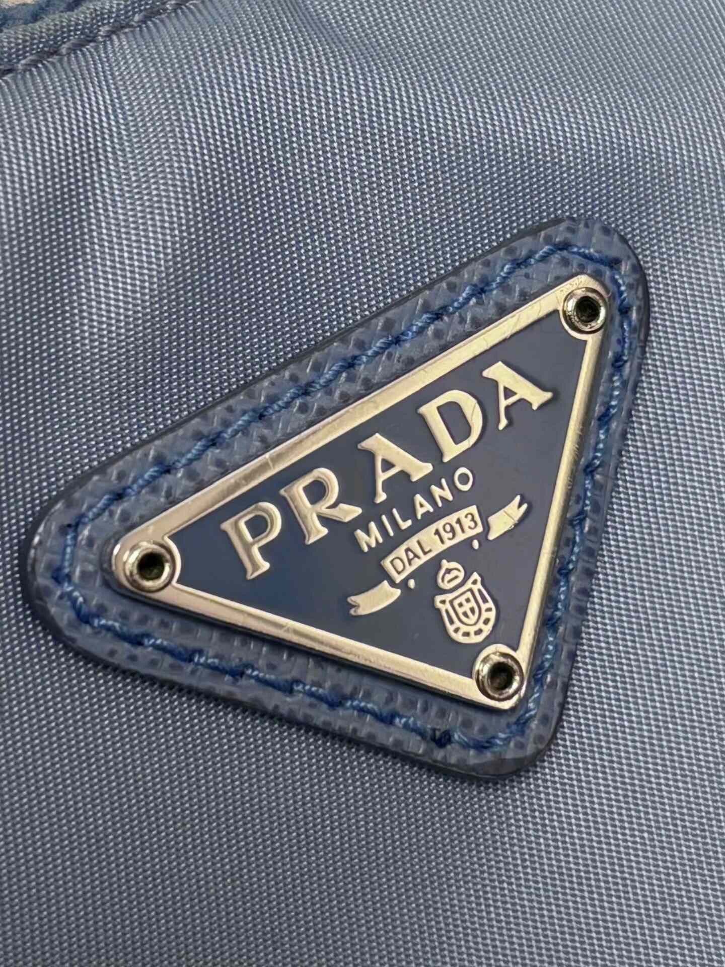 Prada Prada Nylon Blue Shoulder Bag OS Women Size ONE SIZE - 5 Thumbnail