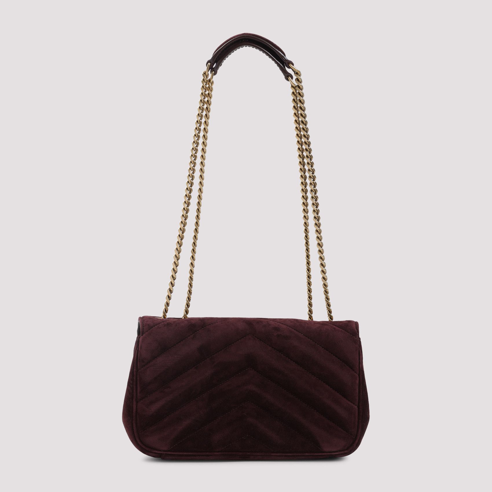 Saint Laurent Paris Saint Laurent Lou Lou Suede Shoulder Bag Size ONE SIZE - 2 Thumbnail