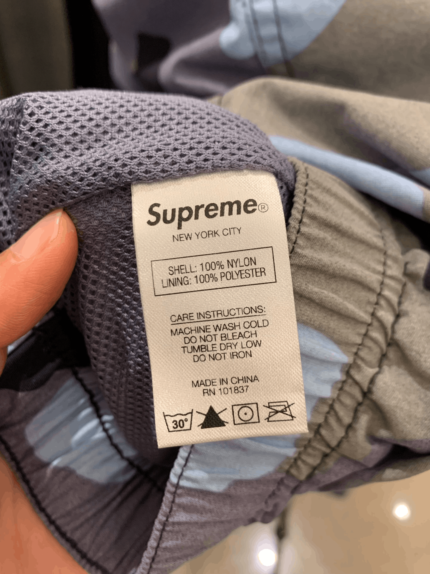 Supreme Supreme Camo Blue Denim Jeans 30 Men Size US 30 / EU 46 - 4 Thumbnail