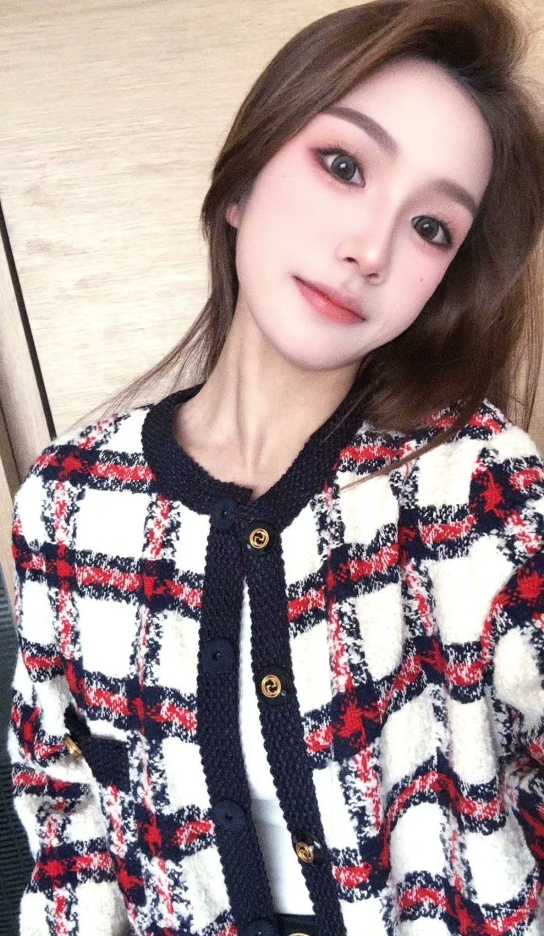 Gucci Gucci Plaid Red Jacket S Women Size S / US 4 / IT 40 - 5 Thumbnail