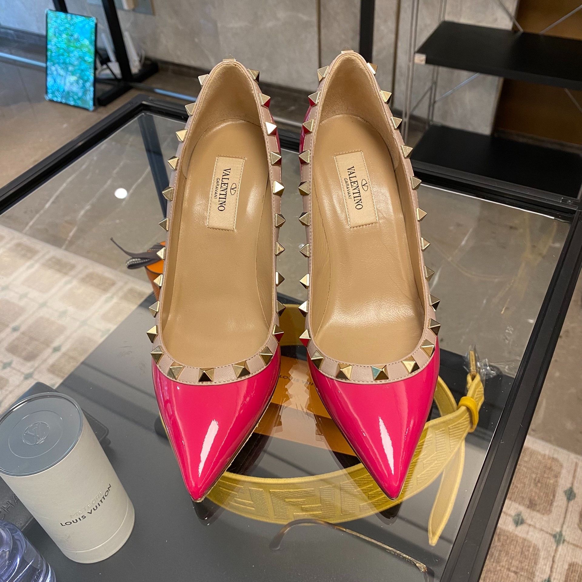 Valentino Valentino Pink Lowtop Sneakers us_5 Women Size US 5 / IT 35 - 3 Thumbnail