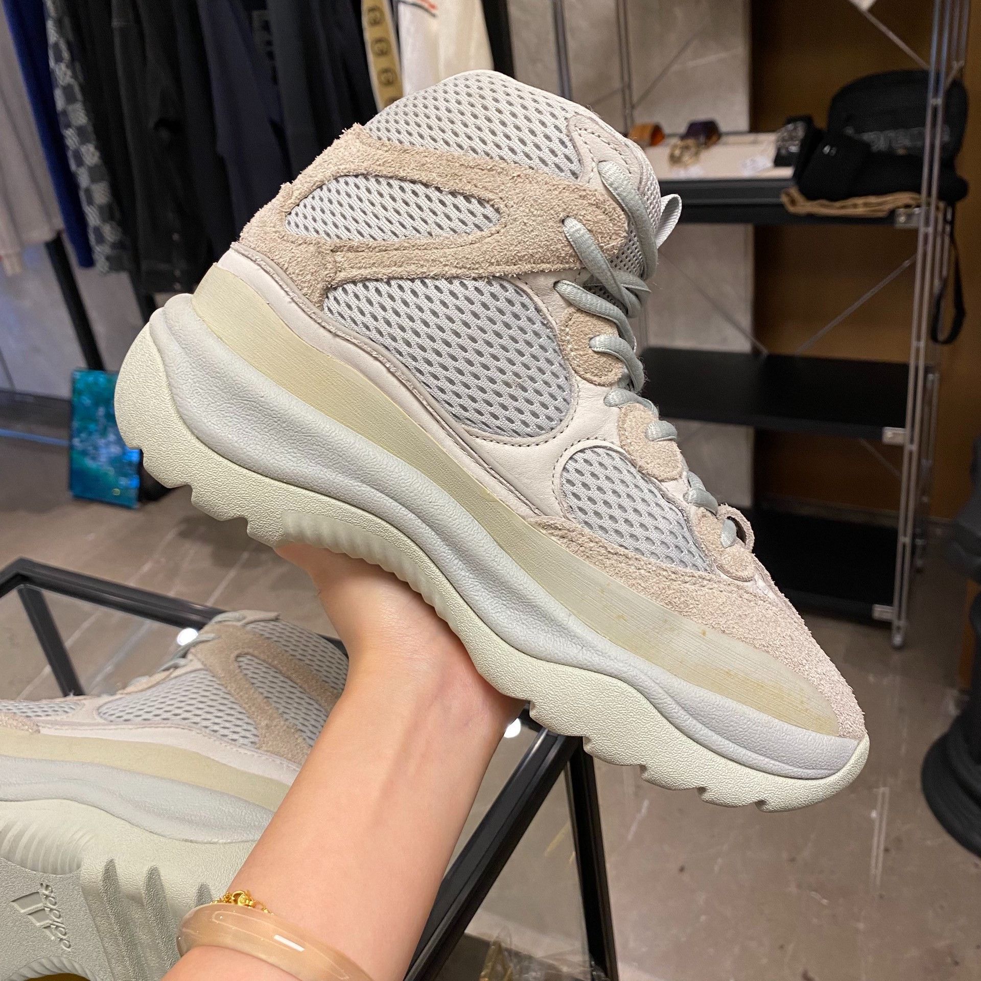 Adidas Adidas YEEZY Hitop Sneakers 6.5 Men Size US 6.5 / EU 39-40 - 5 Thumbnail