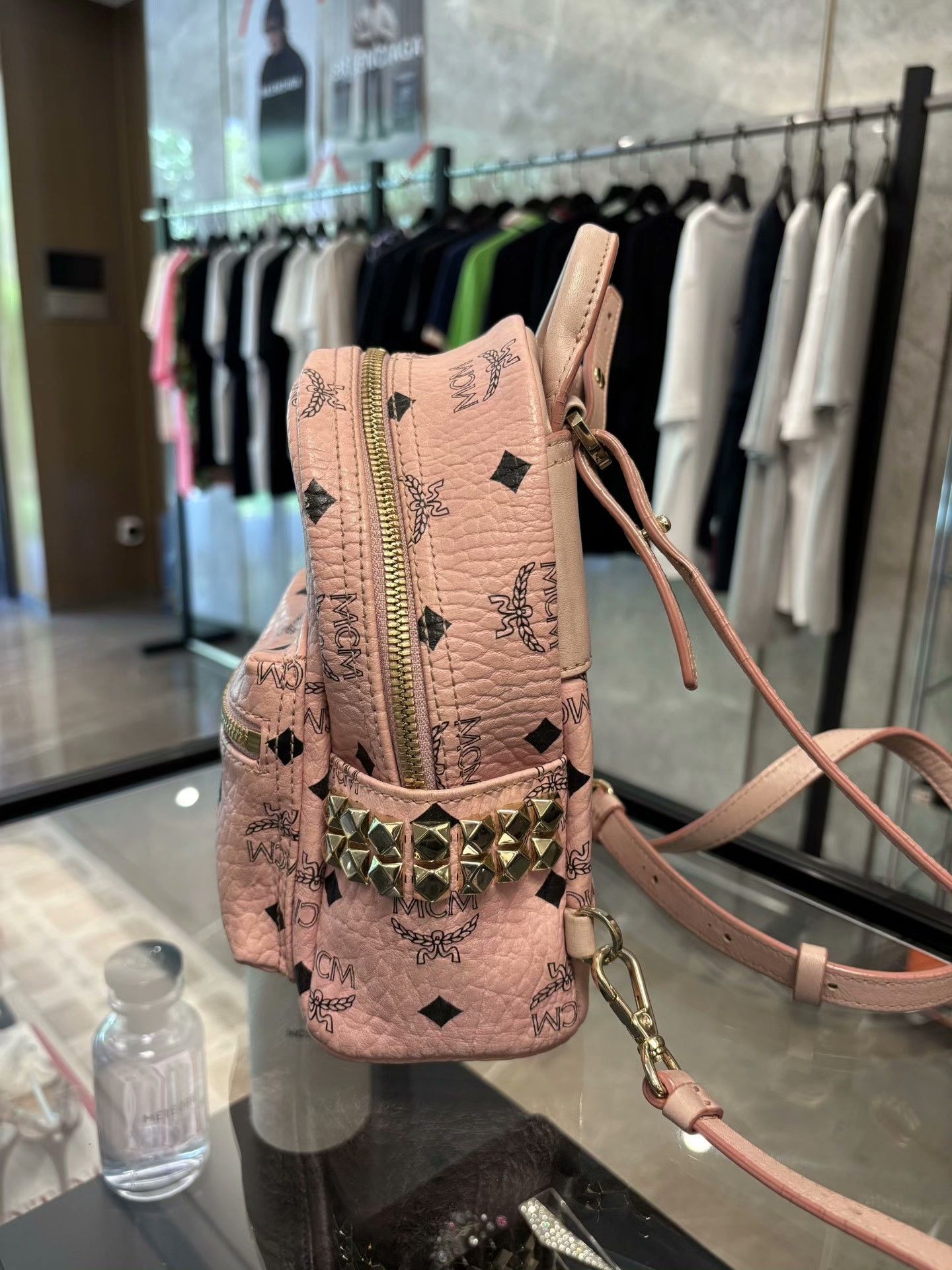 MCM MCM Pink Bag one size Men Size ONE SIZE - 3 Thumbnail