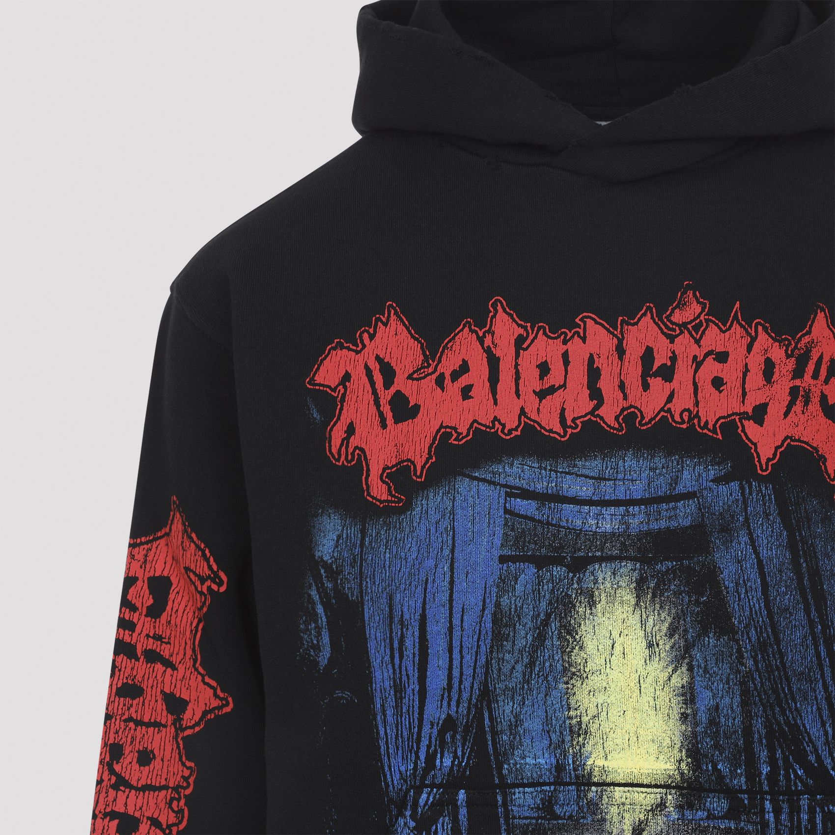 Balenciaga Balenciaga Medium Fit Hoodie Size S / US 4 / IT 40 - 3 Thumbnail