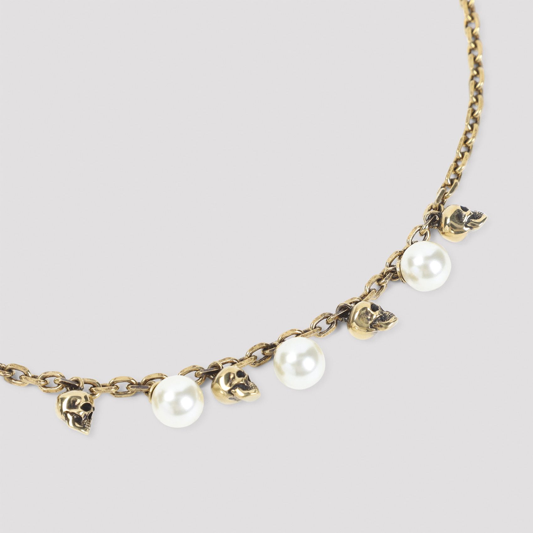 Alexander McQueen Alexander McQueen Pearly Skull Necklace Size ONE SIZE - 2 Thumbnail