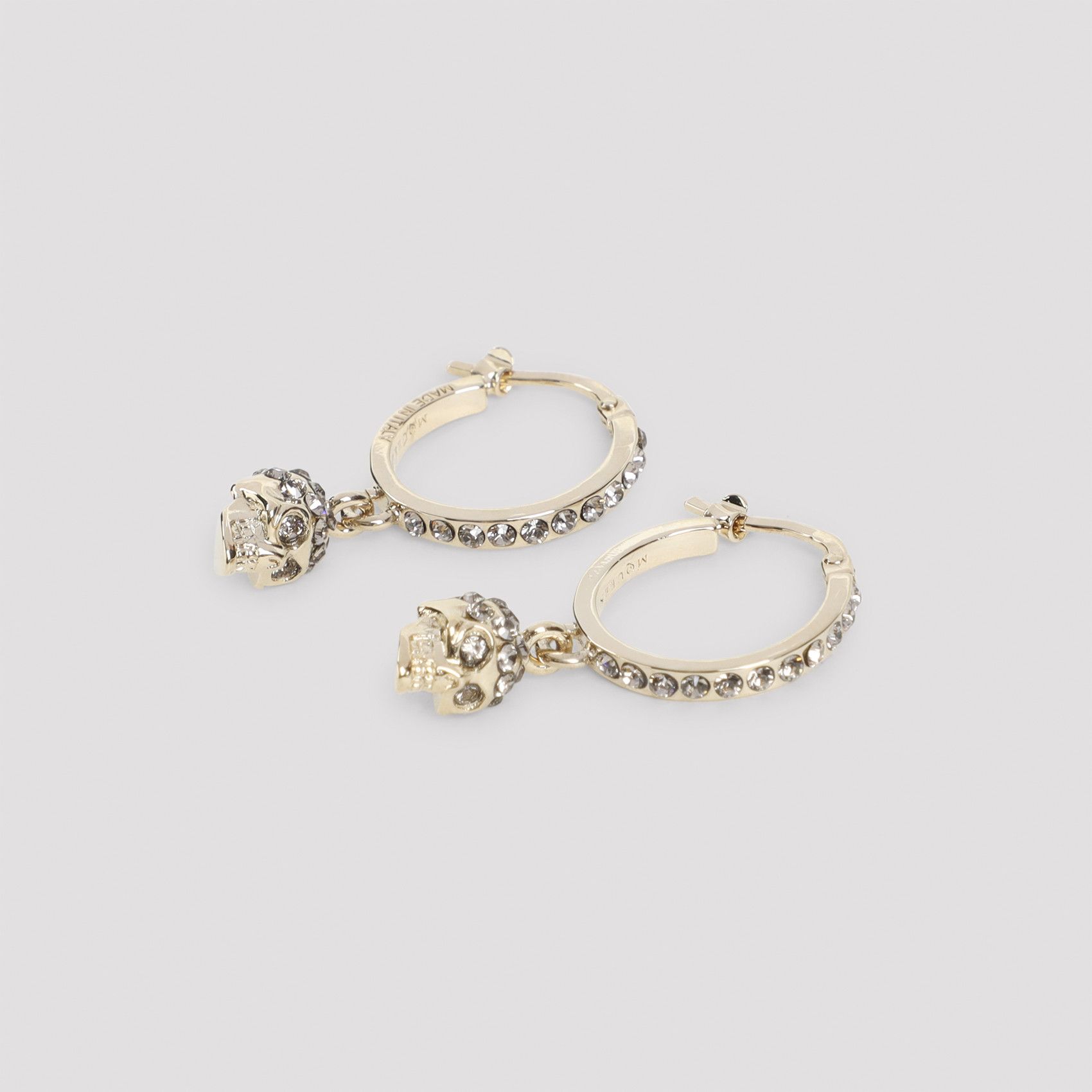 Alexander McQueen Alexander McQueen Skull Hoop Earrings Size ONE SIZE - 2 Thumbnail