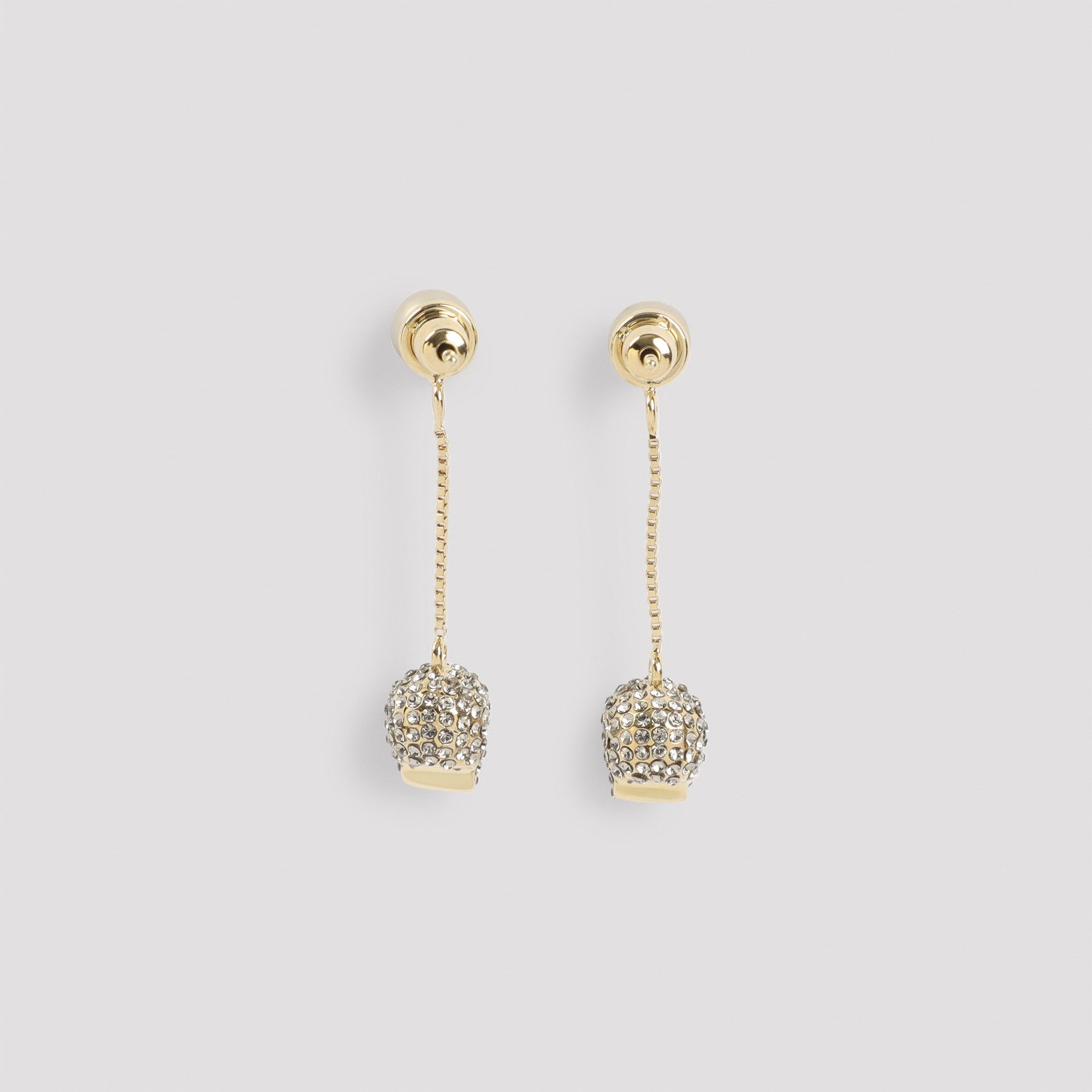 Alexander McQueen Alexander McQueen Pave Skull Earrings Size ONE SIZE - 2 Thumbnail