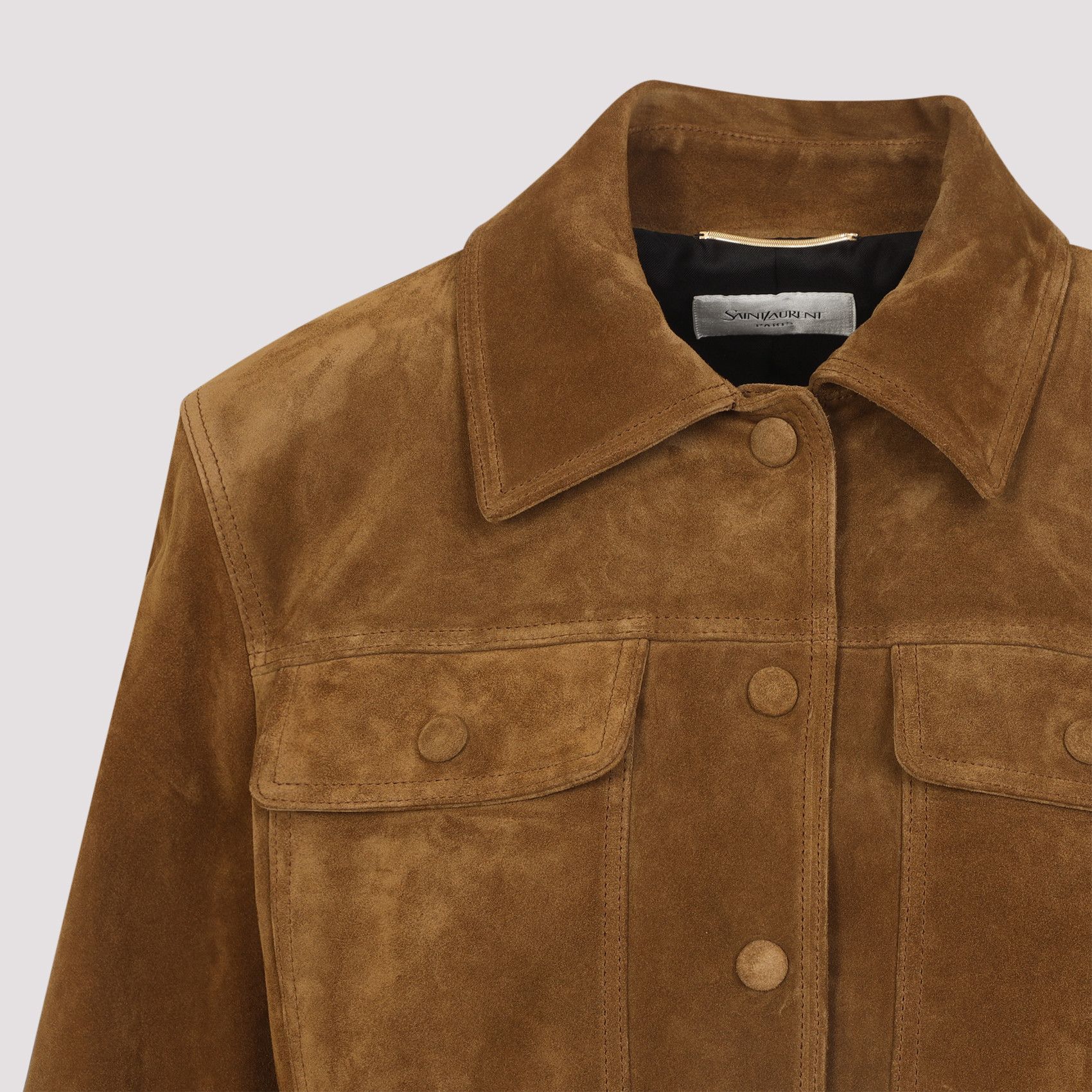 Saint Laurent Paris Saint Laurent Suede Jacket Size M / US 6-8 / IT 42-44 - 3 Thumbnail