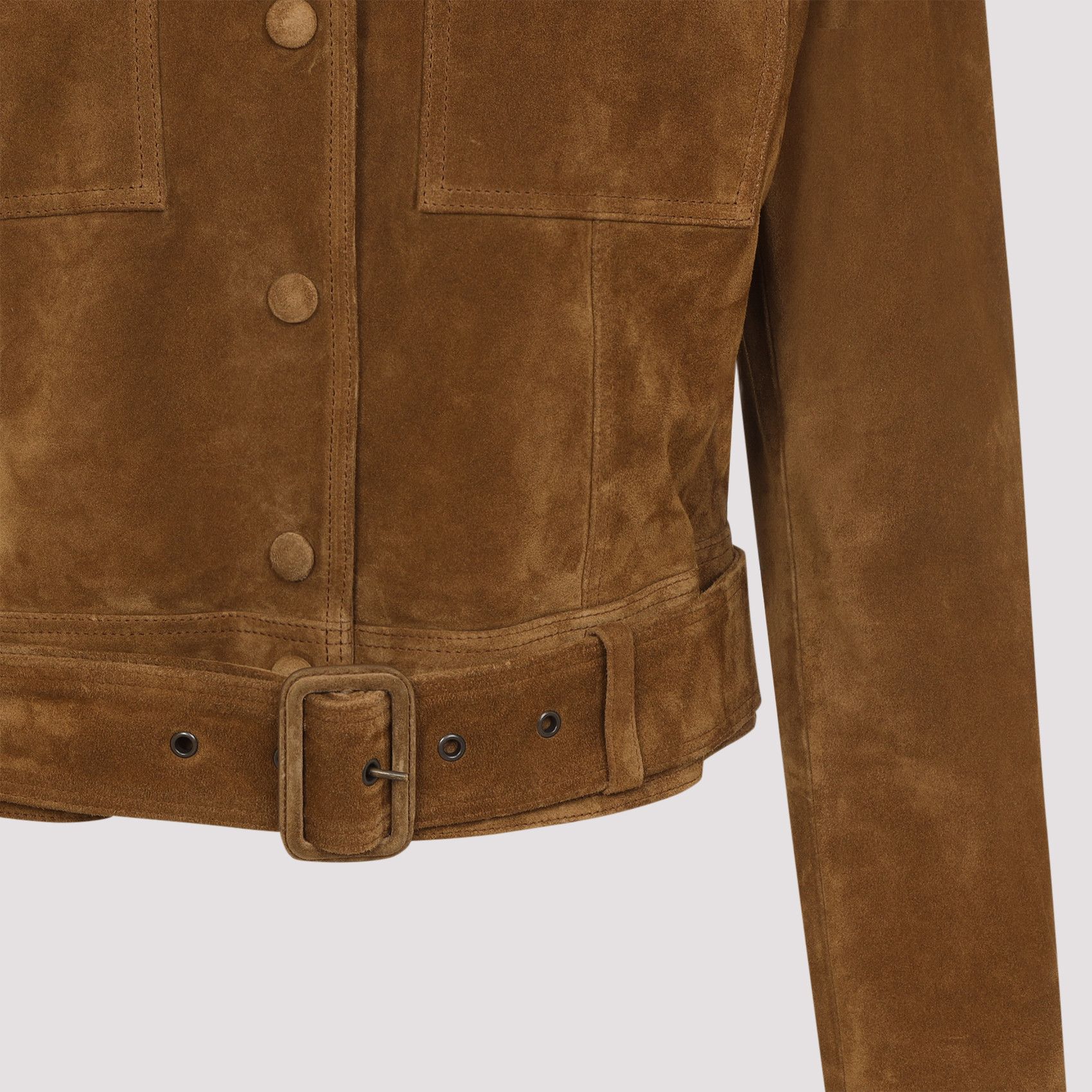Saint Laurent Paris Saint Laurent Suede Jacket Size M / US 6-8 / IT 42-44 - 4 Thumbnail
