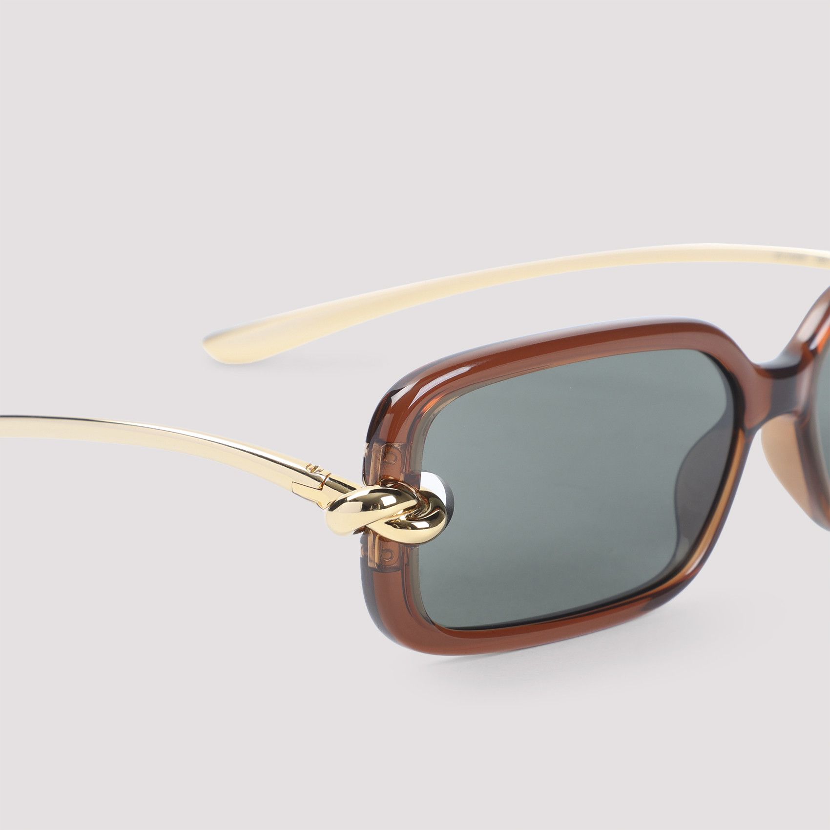 Bottega Veneta Bottega Veneta Knot Rectangular Sunglasses Size ONE SIZE - 3 Thumbnail