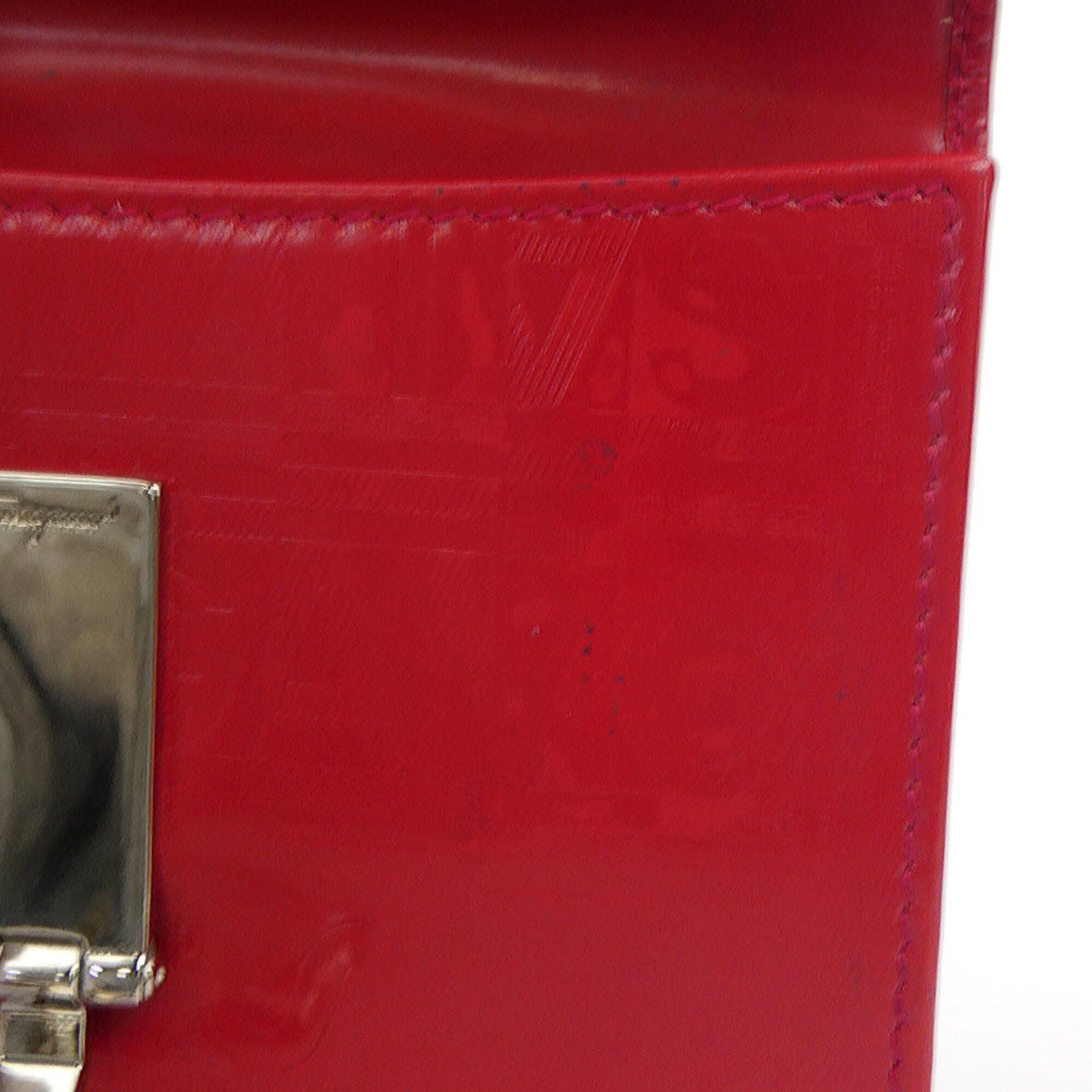 Salvatore Ferragamo Salvatore Ferragamo bi-fold wallet, Gancini leather, red, women's, free shipping, r11095a Size ONE SIZE - 10 Thumbnail