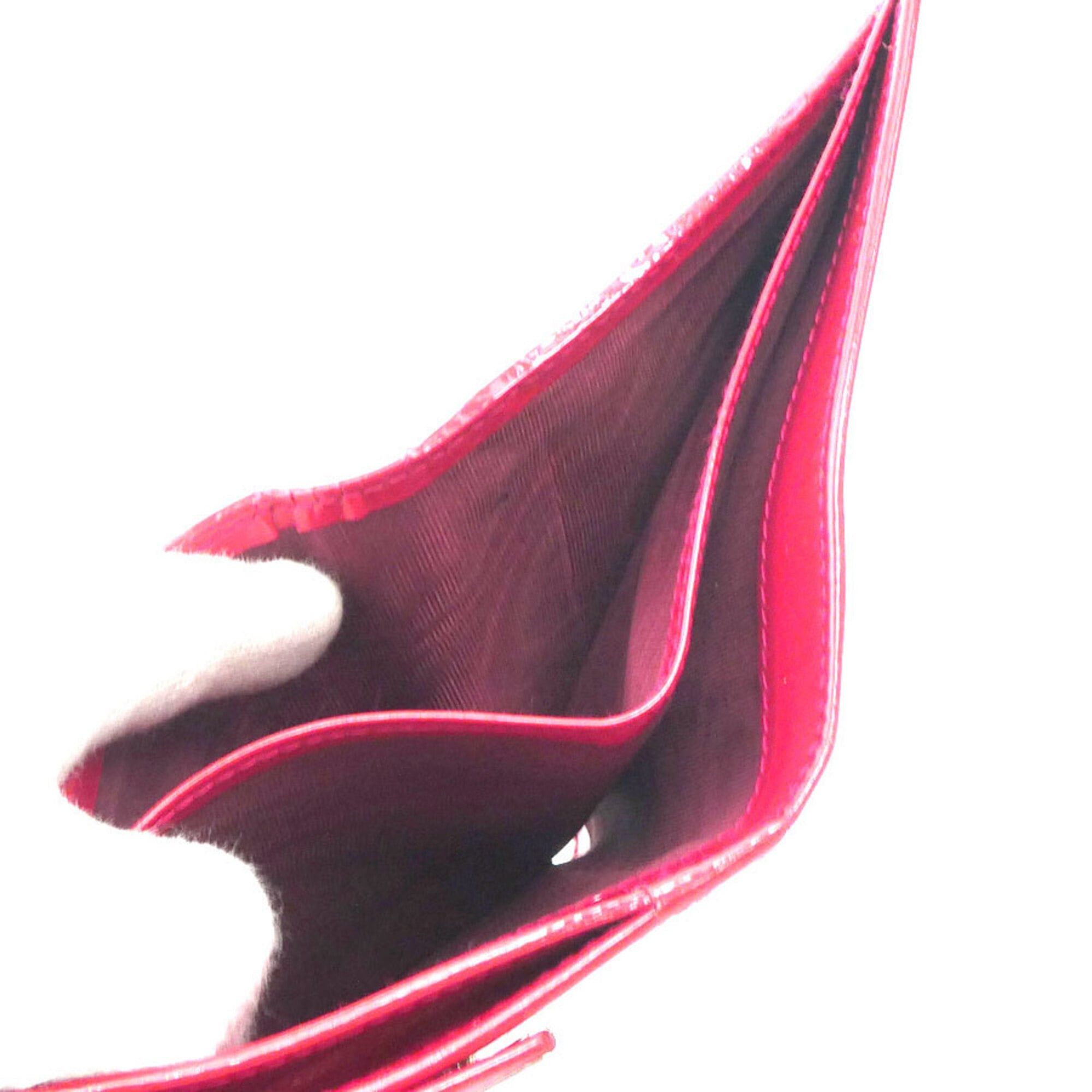 Salvatore Ferragamo Salvatore Ferragamo bi-fold wallet, Gancini leather, red, women's, free shipping, r11095a Size ONE SIZE - 13 Thumbnail