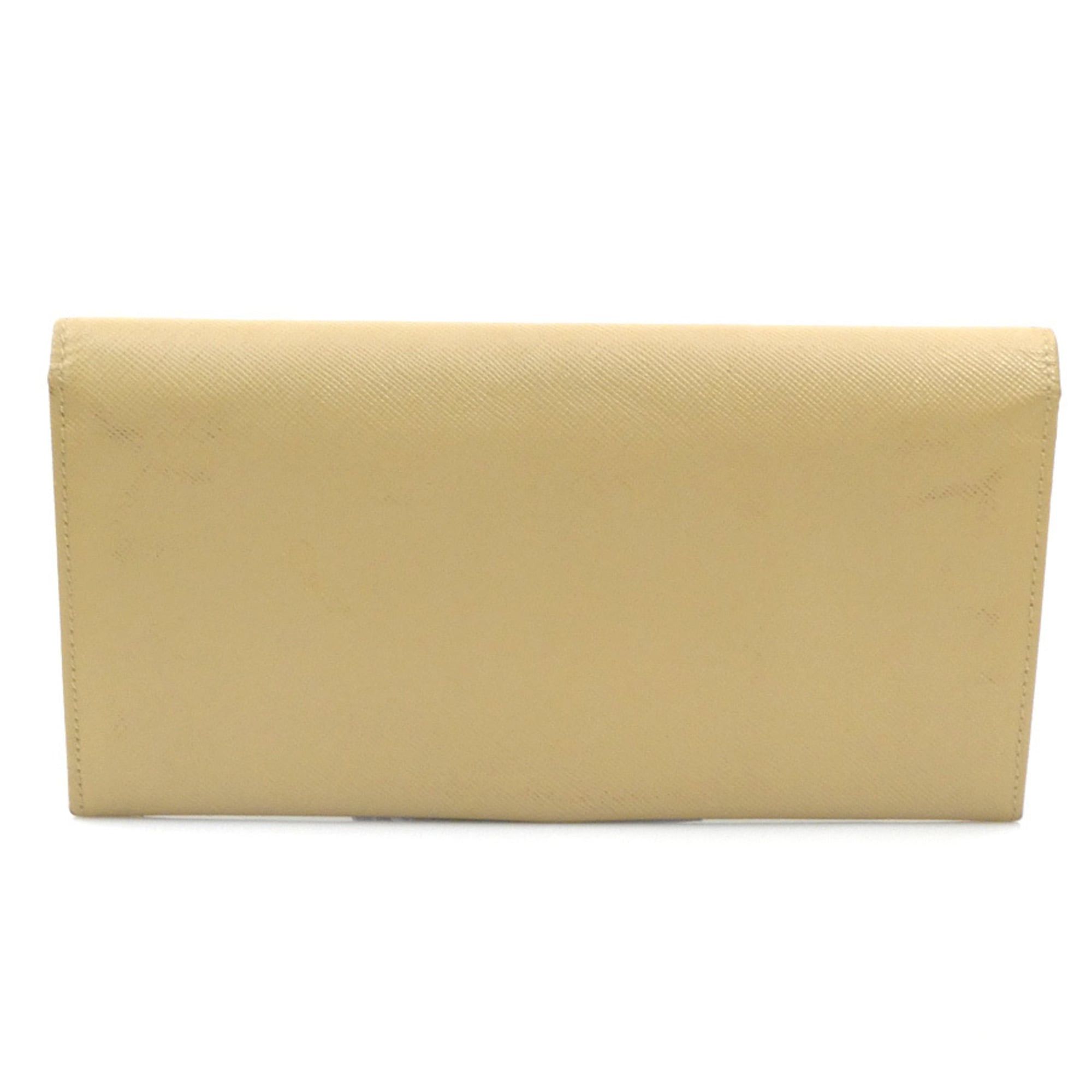 Salvatore Ferragamo Salvatore Ferragamo bi-fold long wallet, Gancini leather, beige, women's, free shipping, r11096a Size ONE SIZE - 2 Thumbnail