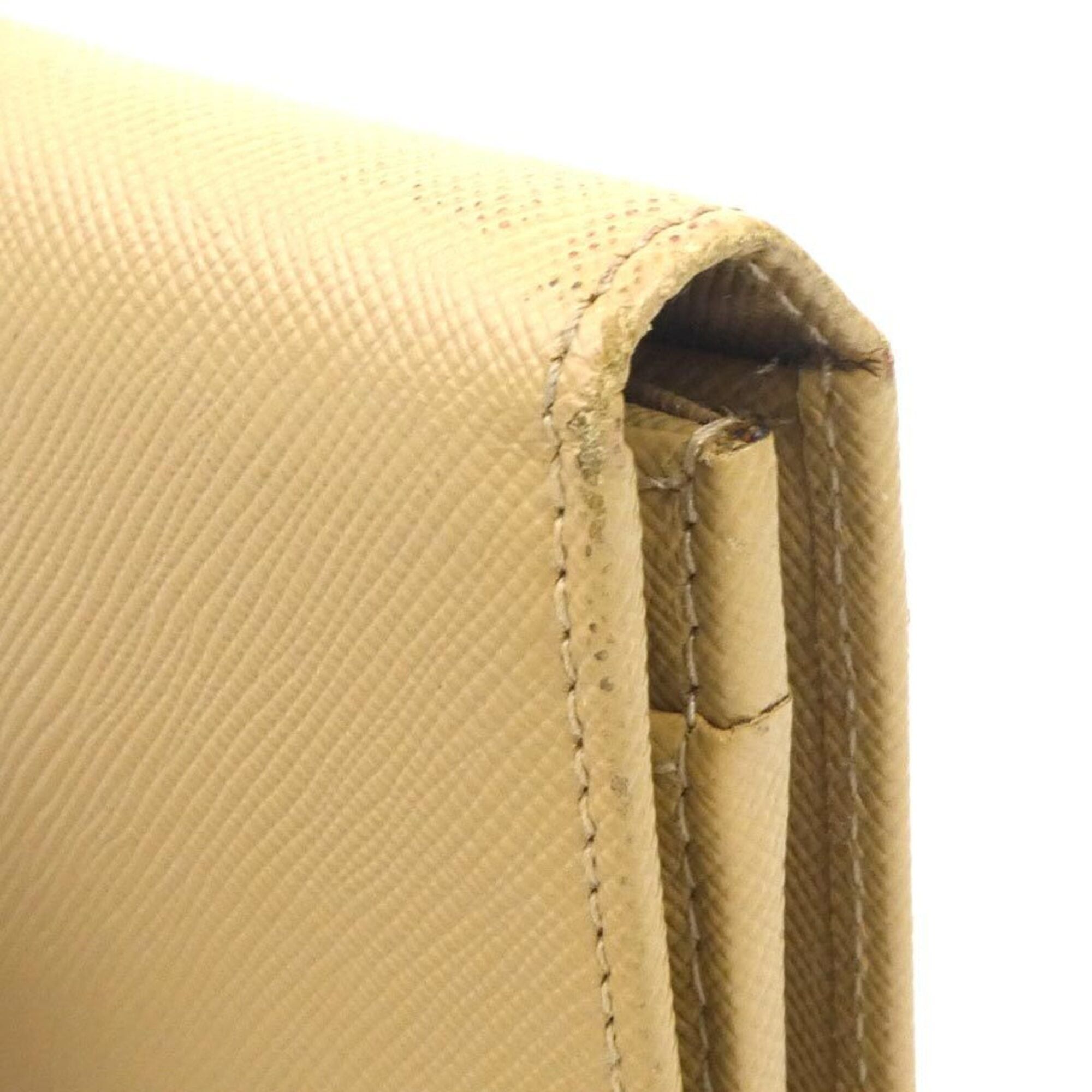 Salvatore Ferragamo Salvatore Ferragamo bi-fold long wallet, Gancini leather, beige, women's, free shipping, r11096a Size ONE SIZE - 5 Thumbnail