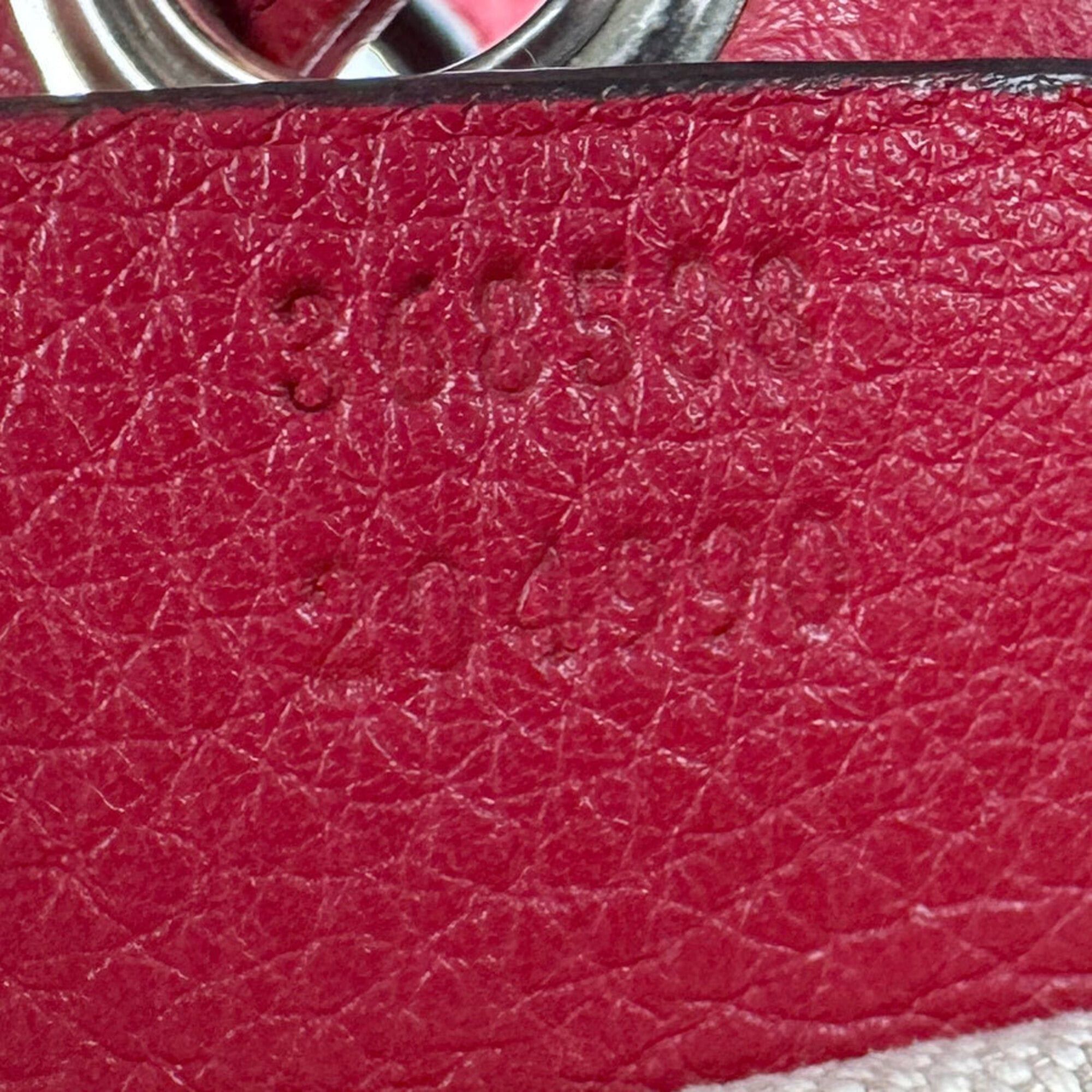 Gucci Gucci Backpack Leather Red Silver Women's 368588 Free Shipping z9122 Size ONE SIZE - 13 Thumbnail