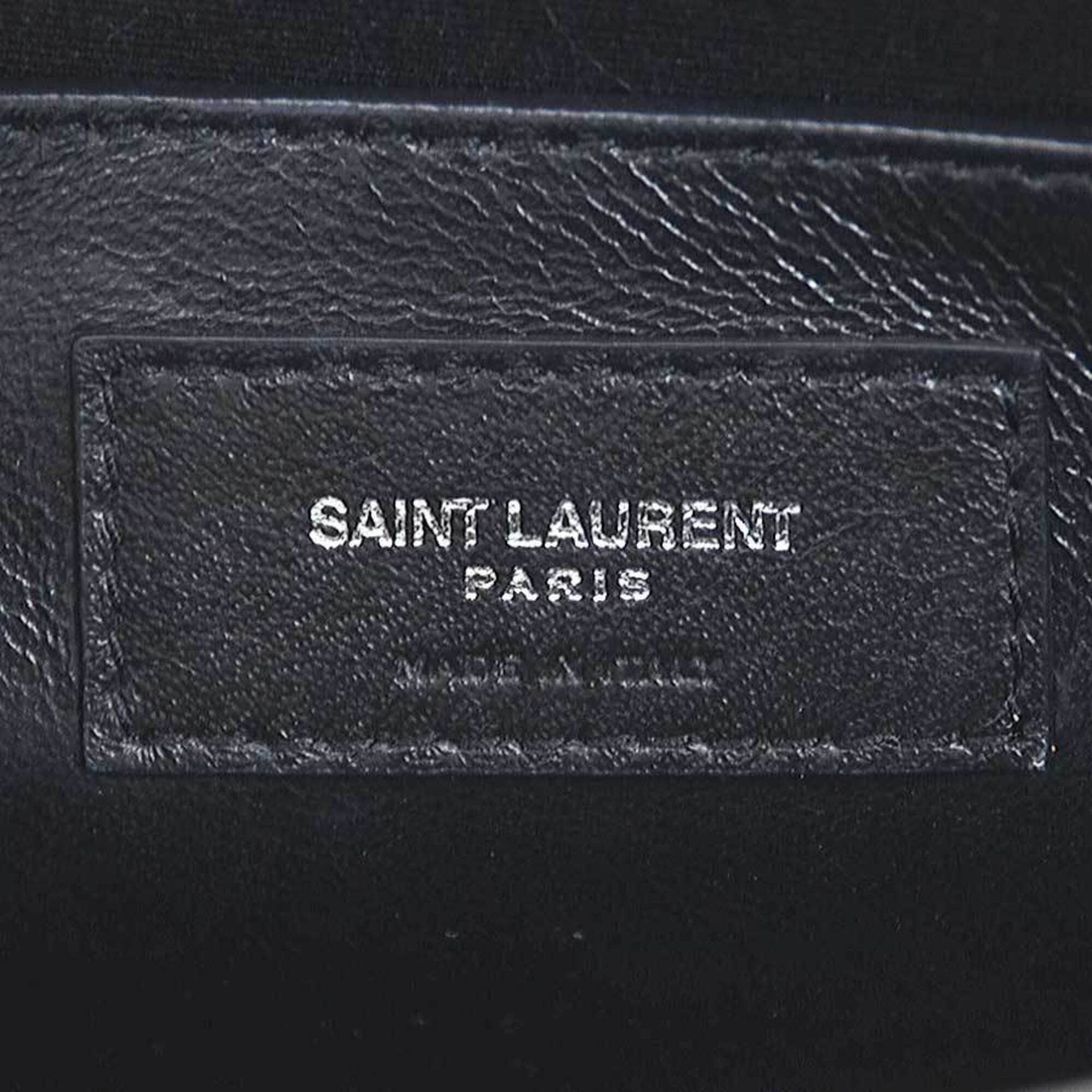 Saint Laurent Paris Saint Laurent handbag/shoulder bag, Uptown, embossed leather, ivory, women's, 561203, free shipping, r11092a Size ONE SIZE - 17 Thumbnail
