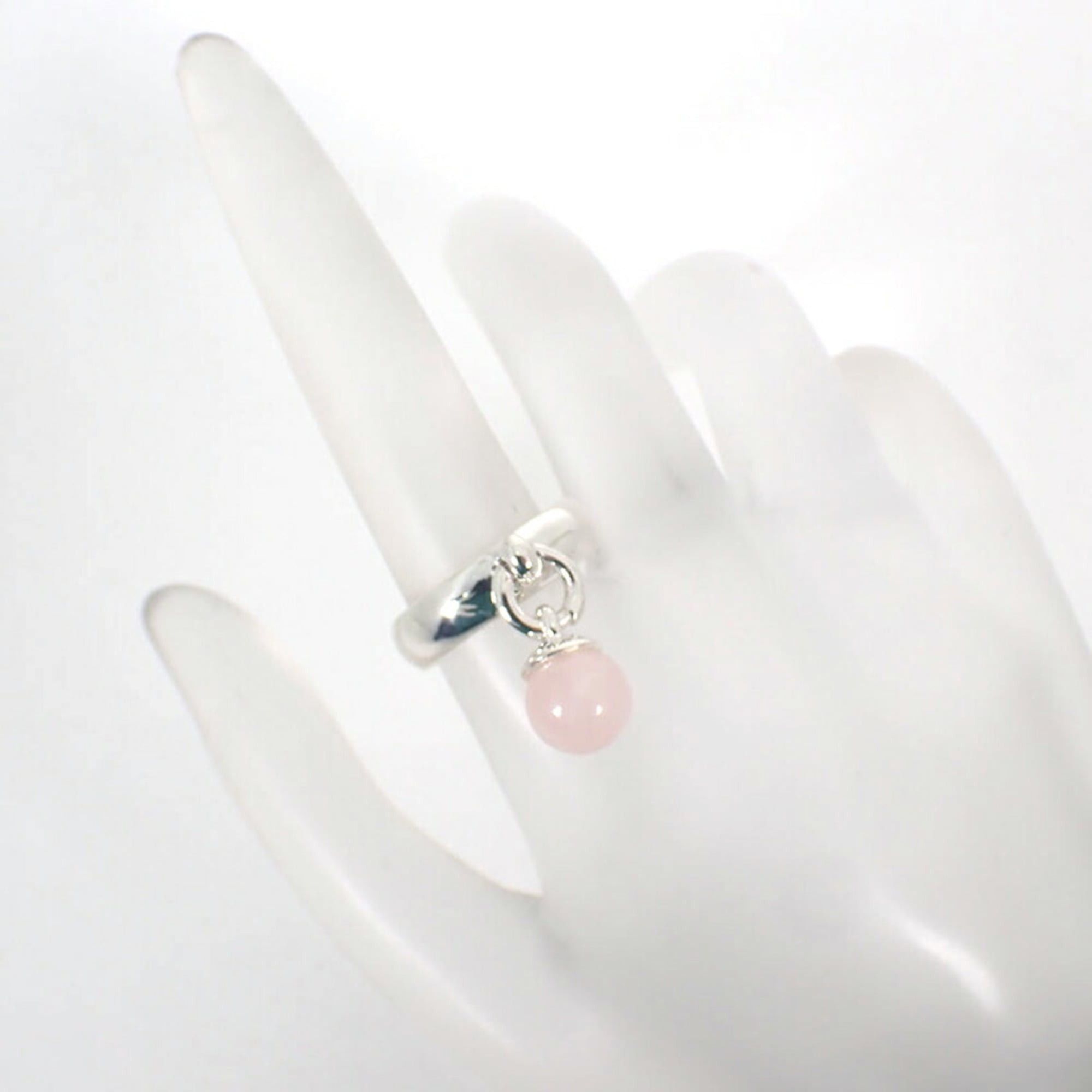 Tiffany & Co. TIFFANY & Co. 925 Rose Quartz Ring, Size 10 Size ONE SIZE - 4 Thumbnail