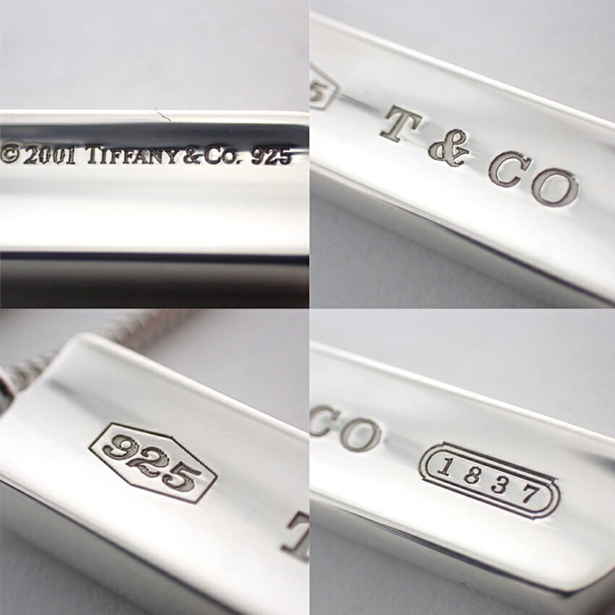 Tiffany & Co. TIFFANY & Co. 925 1837 Bar Pendant Necklace Size ONE SIZE - 8 Thumbnail
