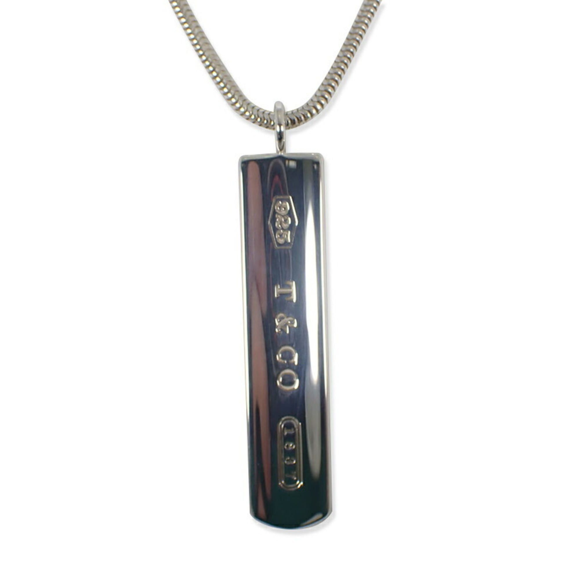 Tiffany & Co. TIFFANY & Co. 925 1837 Bar Pendant Necklace Size ONE SIZE - 2 Thumbnail